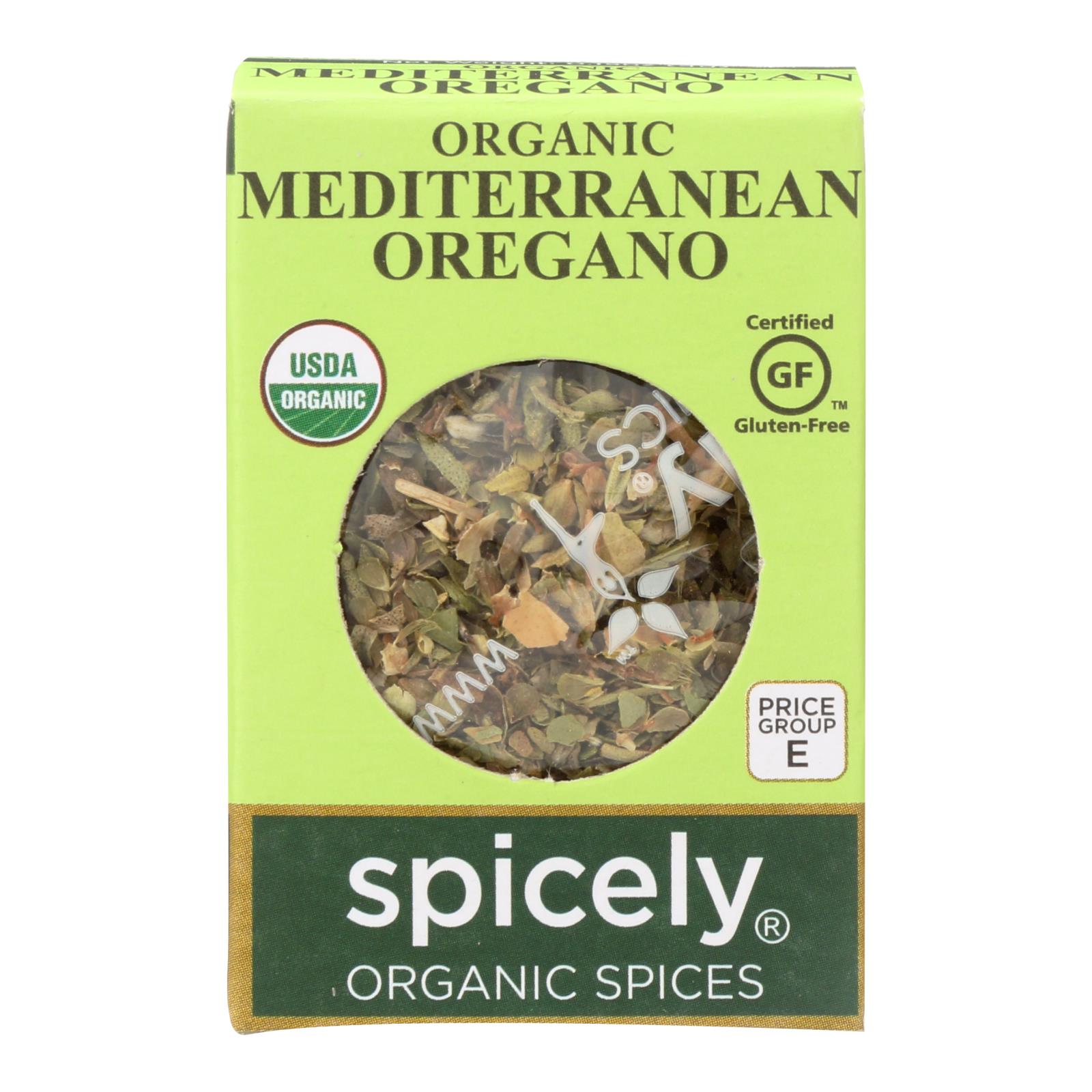 Spicely Organics - Organic Oregano - 6개 묶음상품 - 0.15 oz.