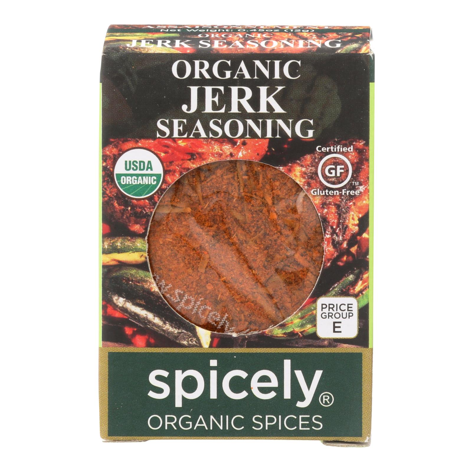 Spicely Organics - Organic Jerk Seasoning - 6개 묶음상품 - 0.45 oz.