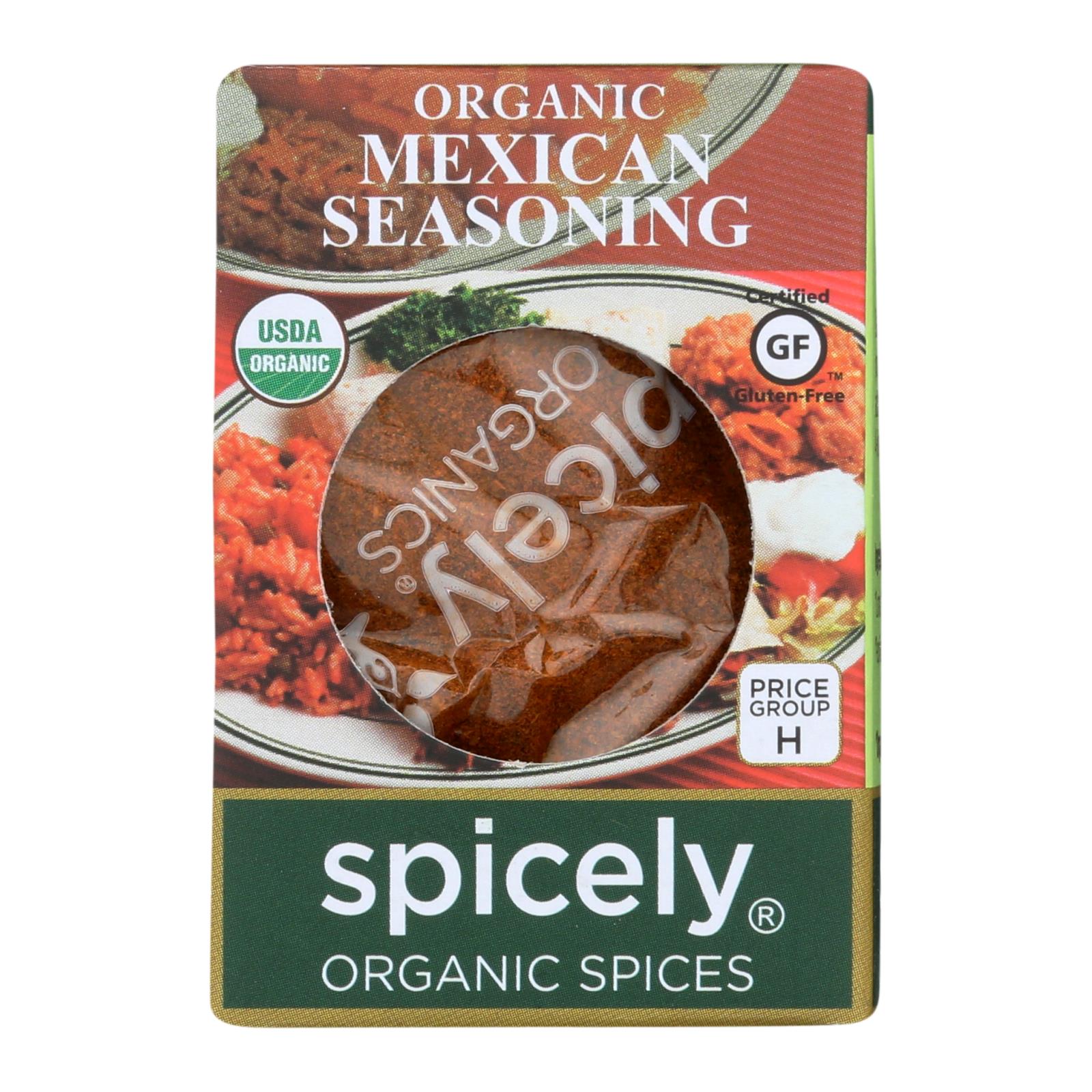 Spicely Organics - Organic Mexican Seasoning - 6개 묶음상품 - 0.5 oz.