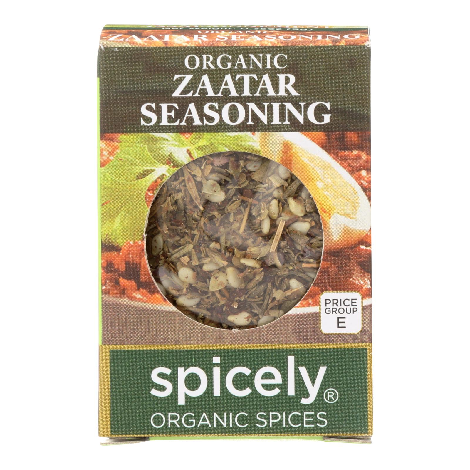 Spicely Organics - Organic Zaatar Seasoning - 6개 묶음상품 - 0.35 oz.