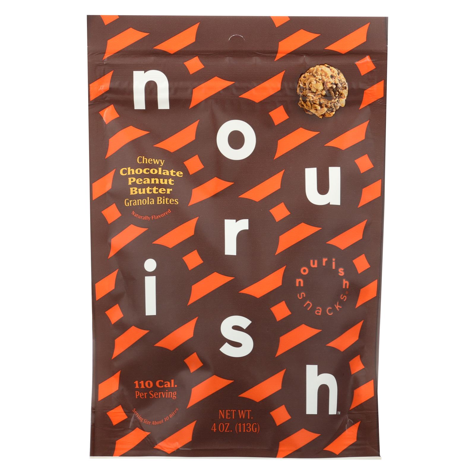 Nourish Snacks Chocolate Peanut Butter Granola Bites - 6개 묶음상품 - 4 OZ