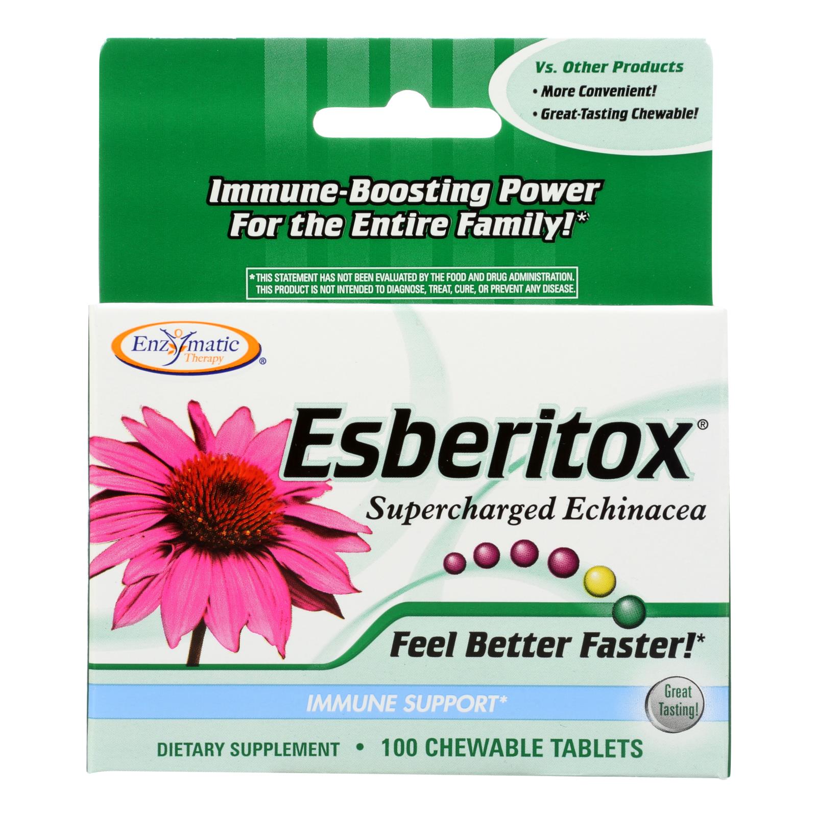 Enzymatic Therapy Esberitox Supercharged Echinacea Dietary Supplement - 1 Each - 100 TAB