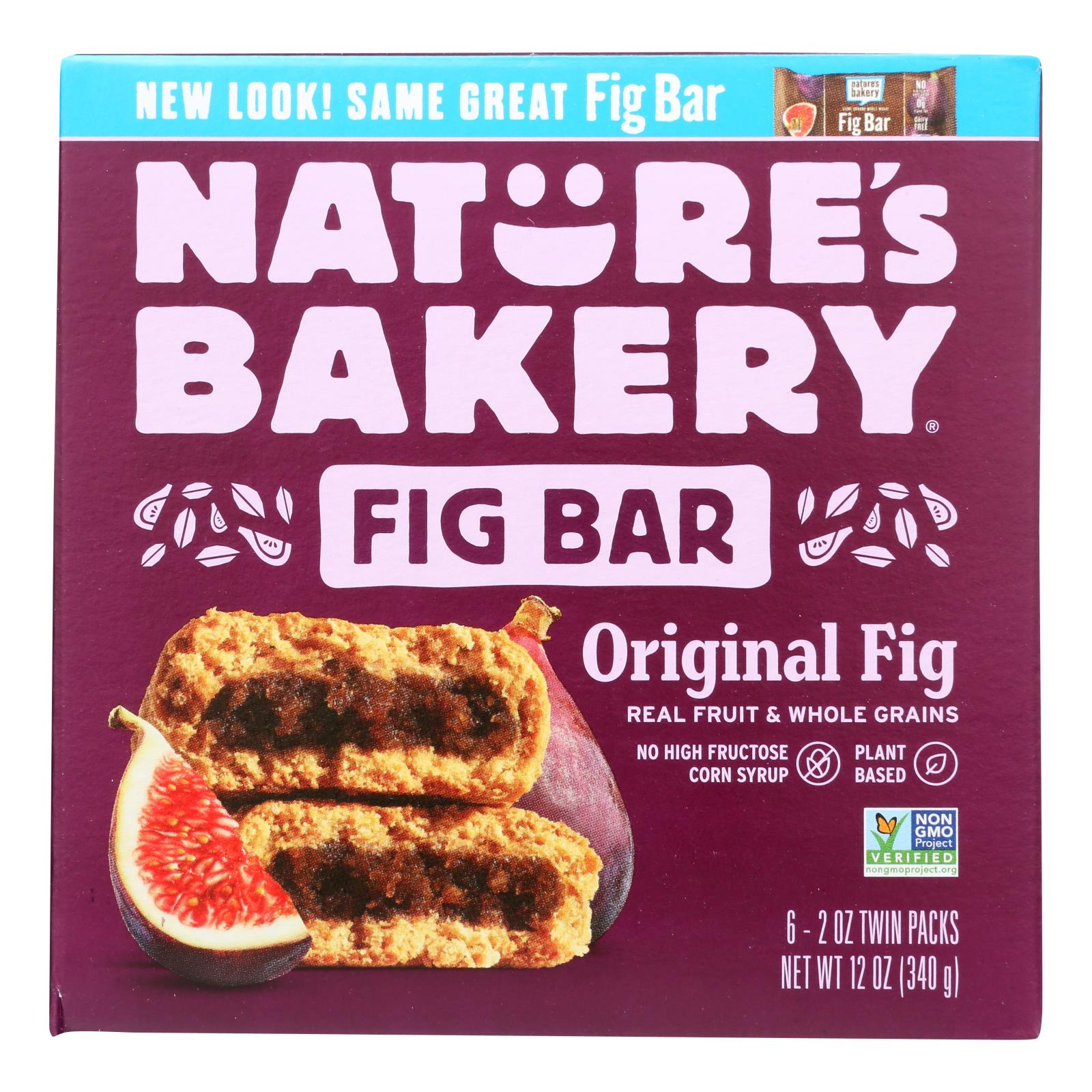 Nature's Bakery Stone Ground Whole Wheat Fig Bar - Original - 6개 묶음상품 - 2 oz.