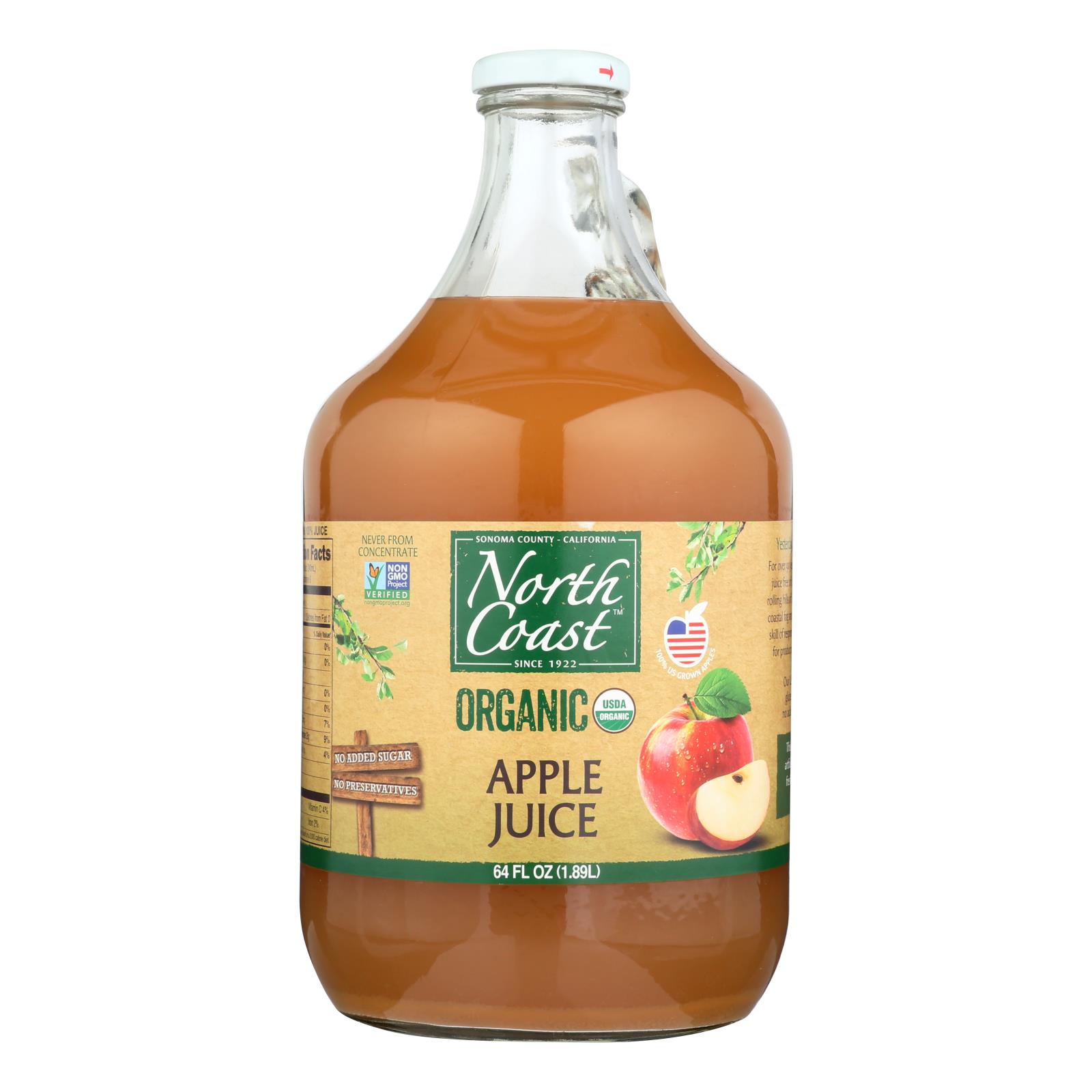 North Coast - Apple Juice Organic - Case of 6 - 64 FZ