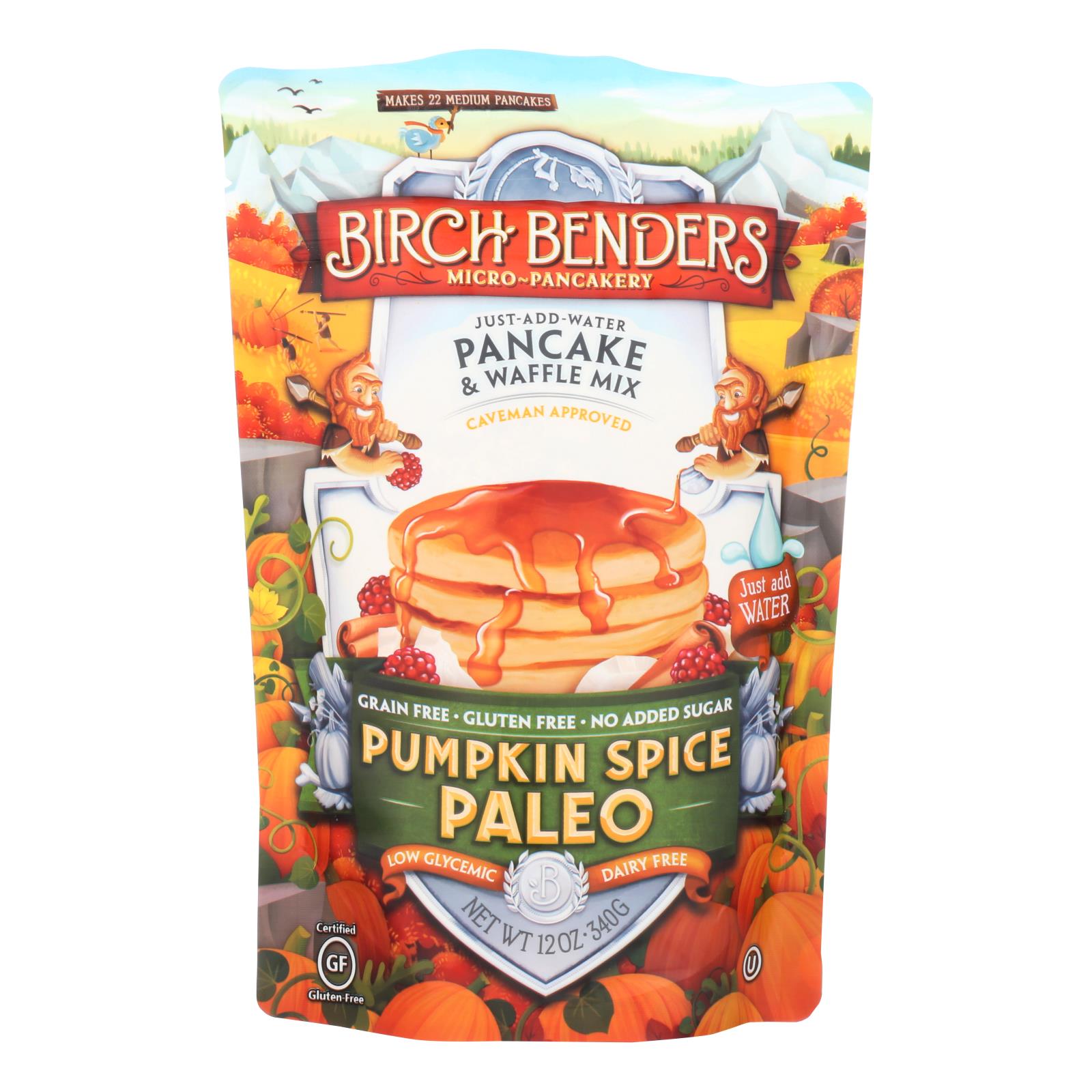 Birch Benders Micro Pancakery Pumpkin Spice Pancake & Waffle Mix - 6개 묶음상품 - 12 OZ