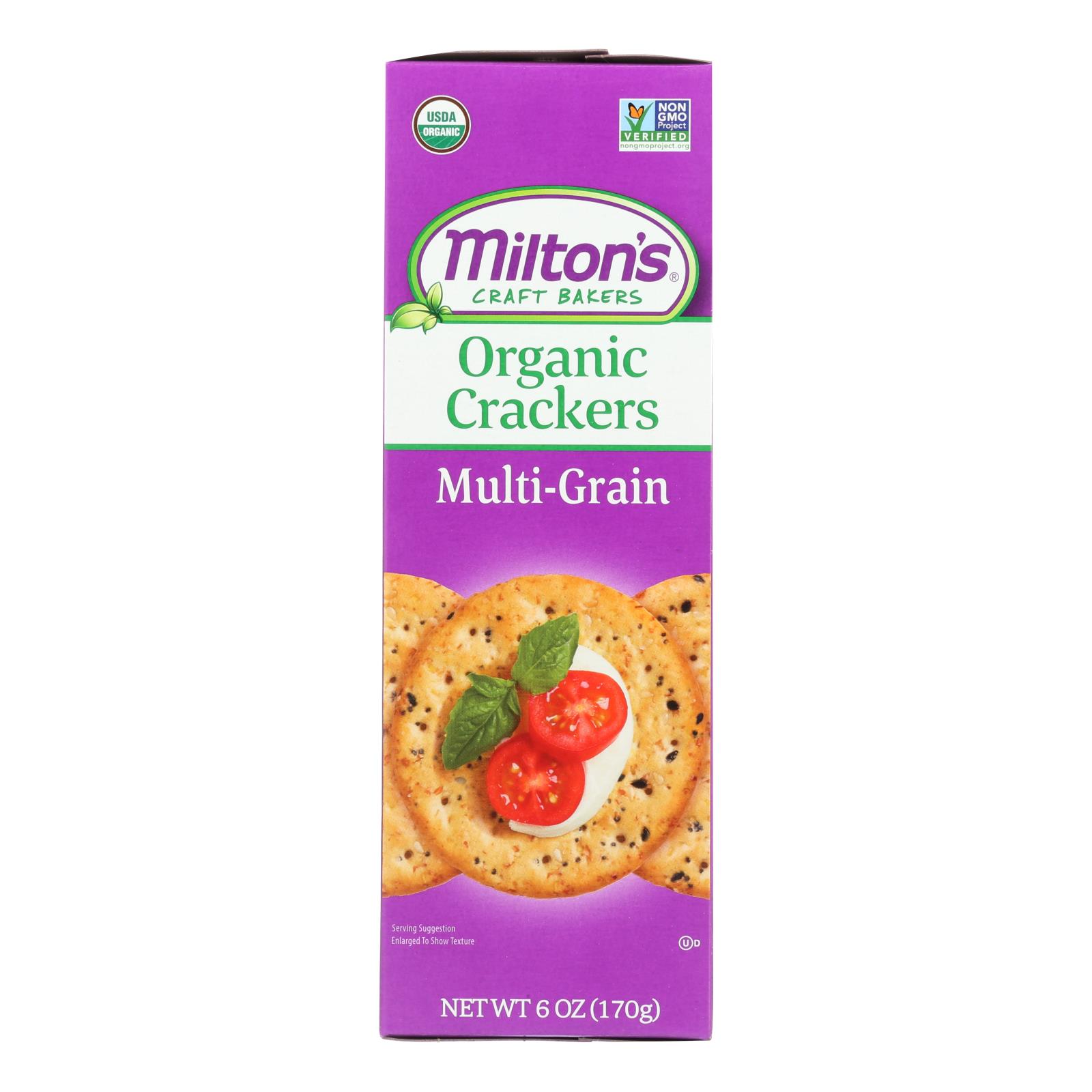 Miltons - Baked Crackers Mltgrn - 8개 묶음상품 - 6 OZ