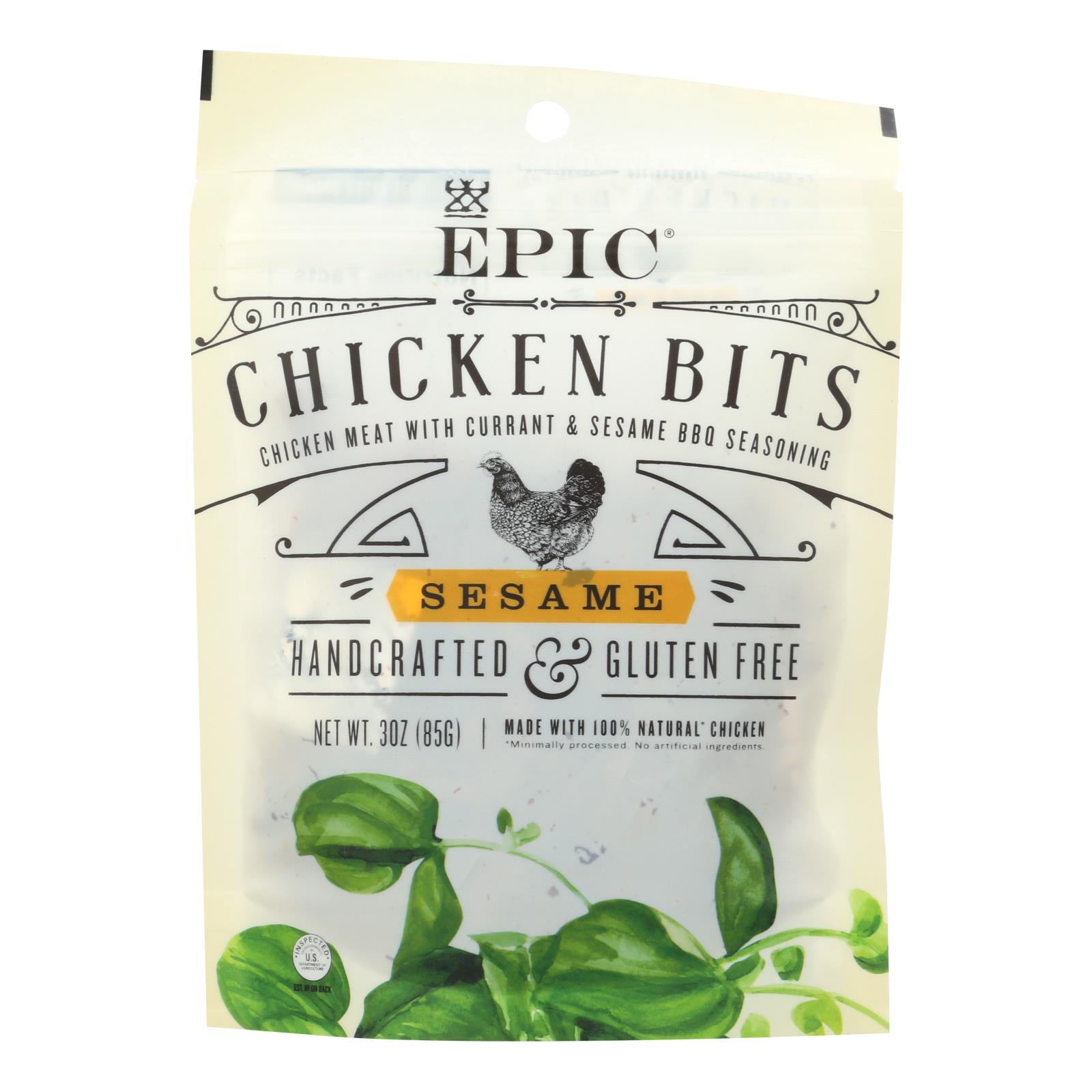 Epic - Salad Tops Chicken Sesame - 10개 묶음상품 - 3 OZ