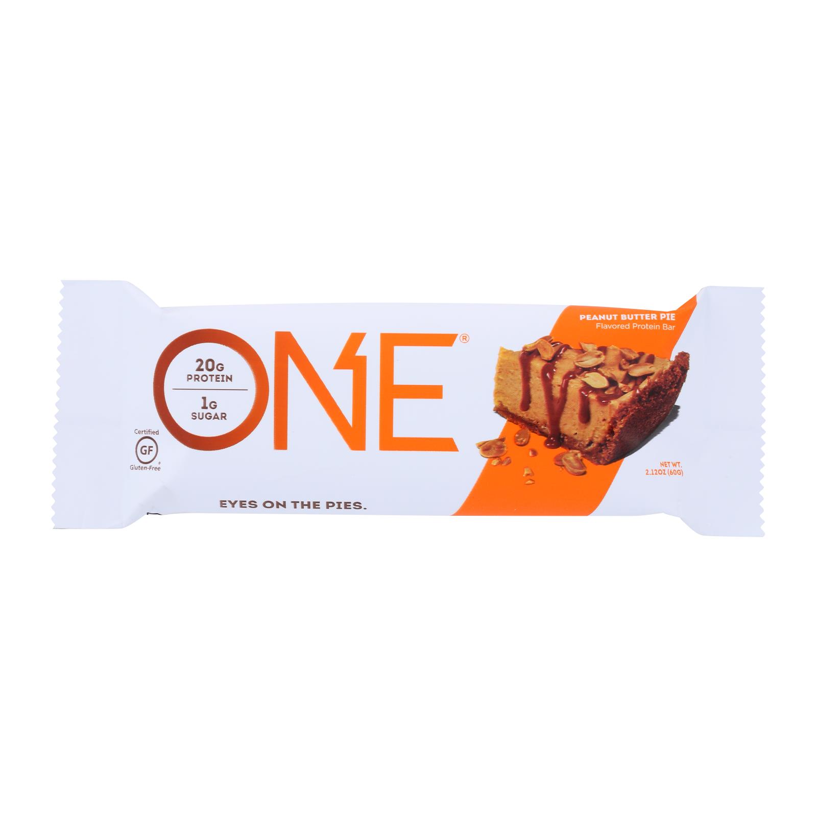 One Peanut Butter Pie Flavored Protein Bar - 12개 묶음상품 - 60 GRM