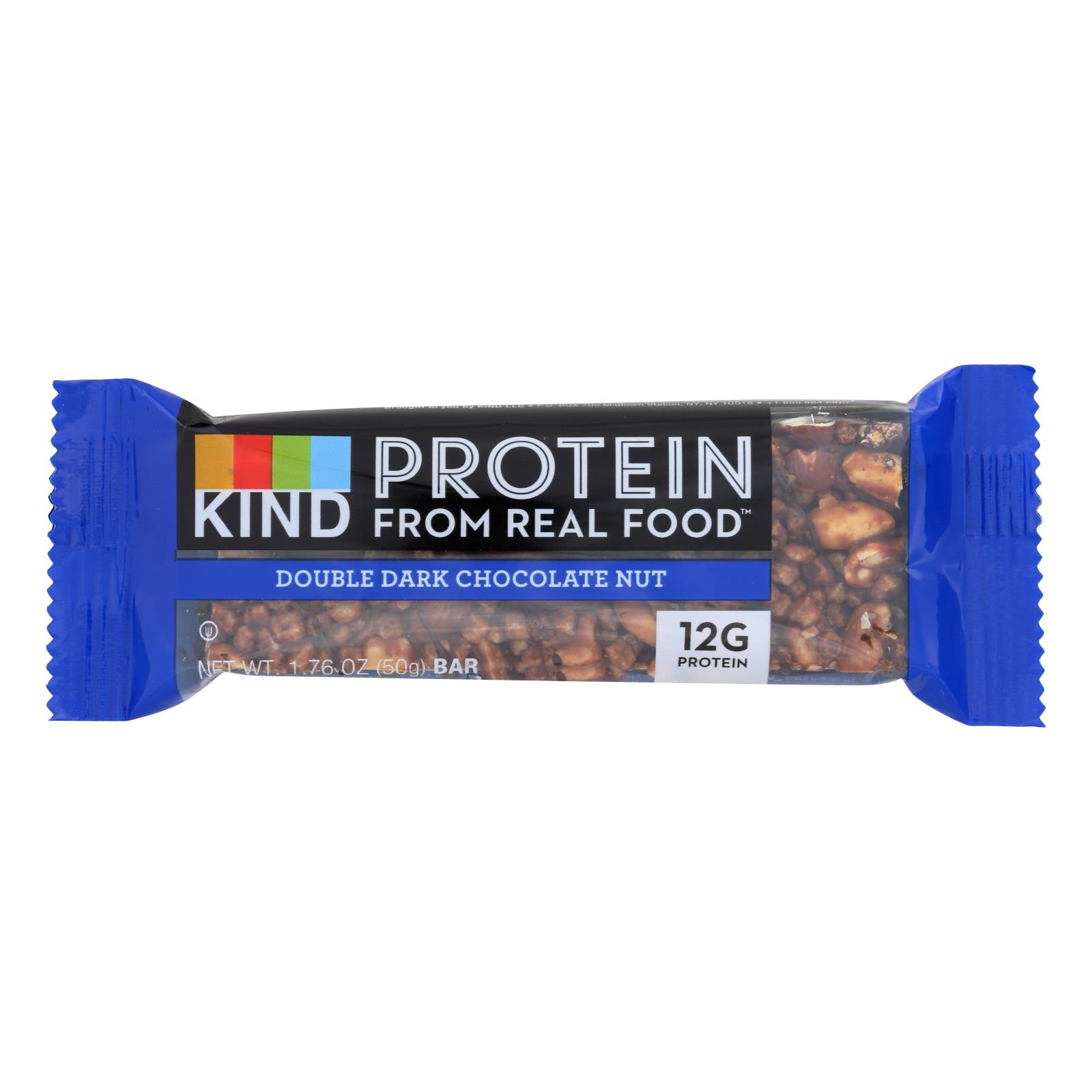 Kind Double Dark Chocolate Nut Protein Bars - 12개 묶음상품 - 1.76 OZ