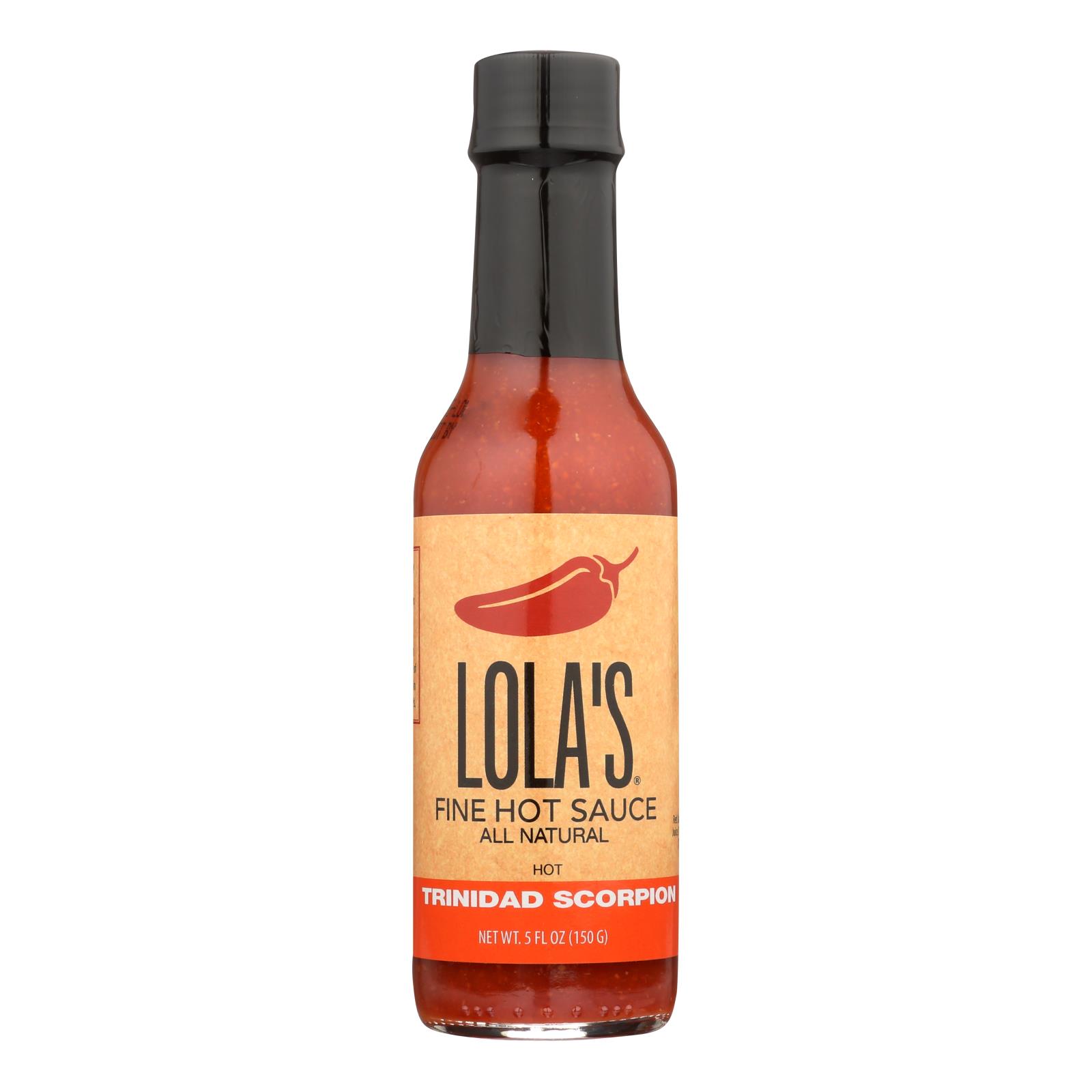 Lola's Fine Hot Sauce Trinidad Scorpion Fine Hot Sauce - 12개 묶음상품 - 5 FZ