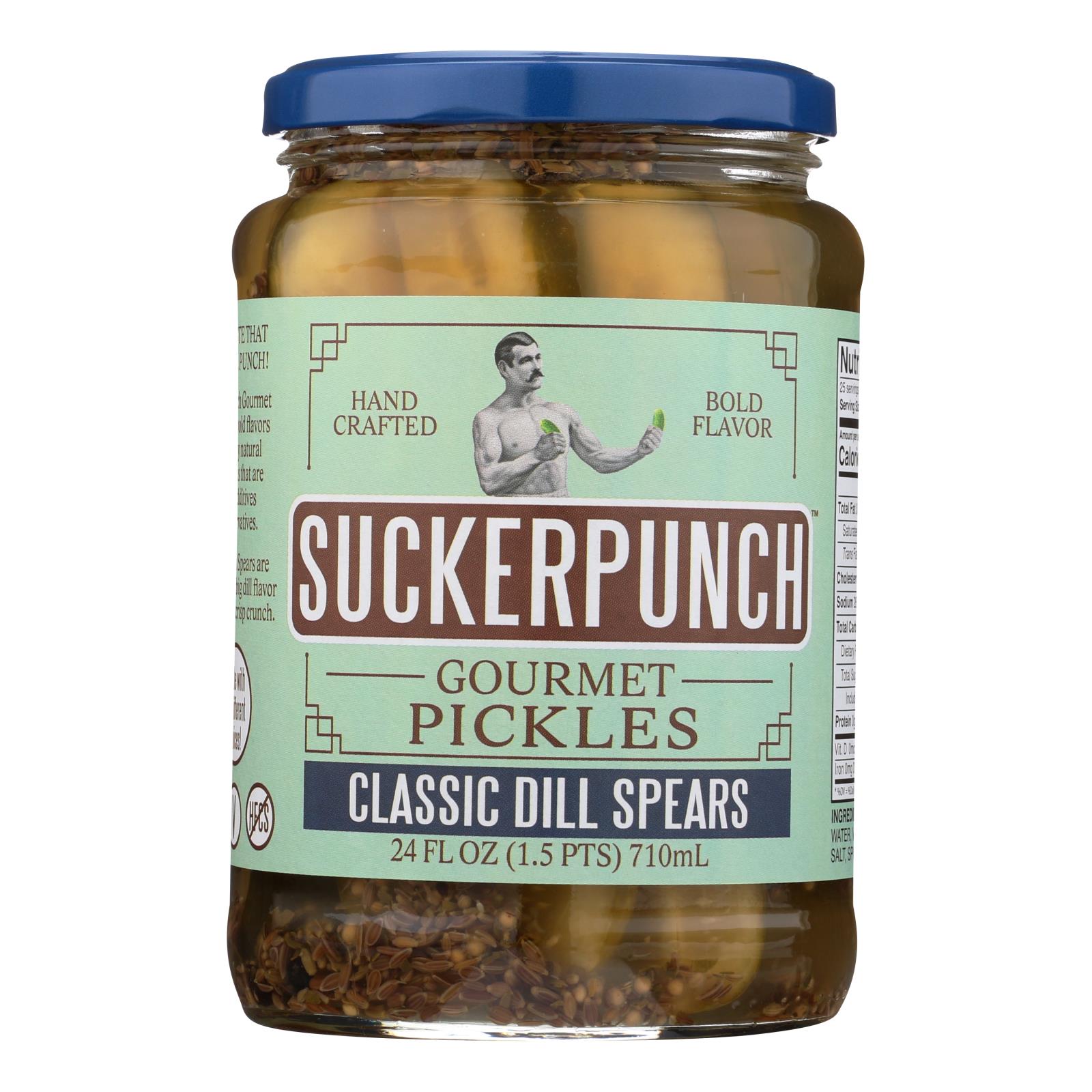 Suckerpunch Gourmet Pickles - 6개 묶음상품 - 24 FZ