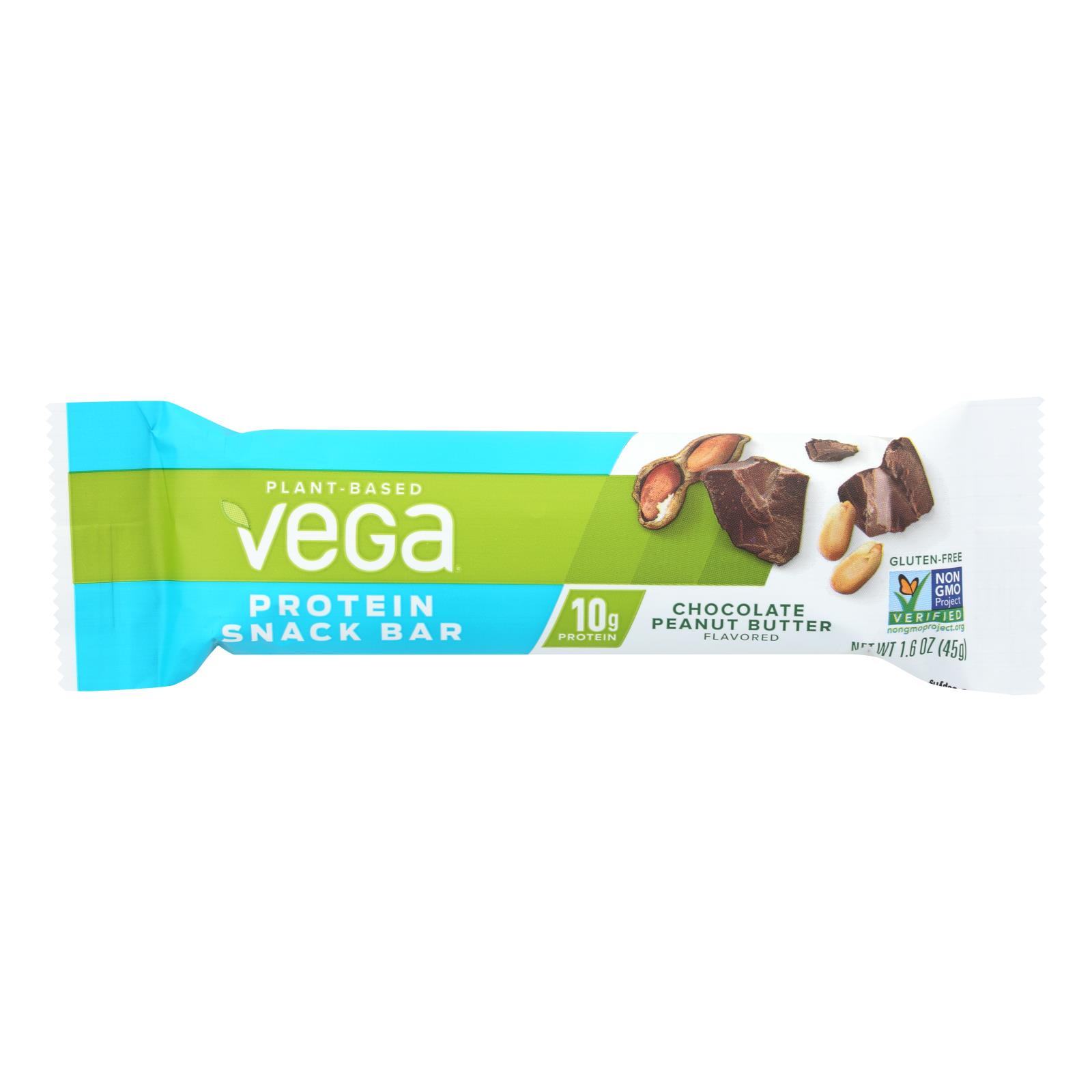 Vega - Bar Chocolate Peanut Butter Protein - 12개 묶음상품 - 1.6 OZ