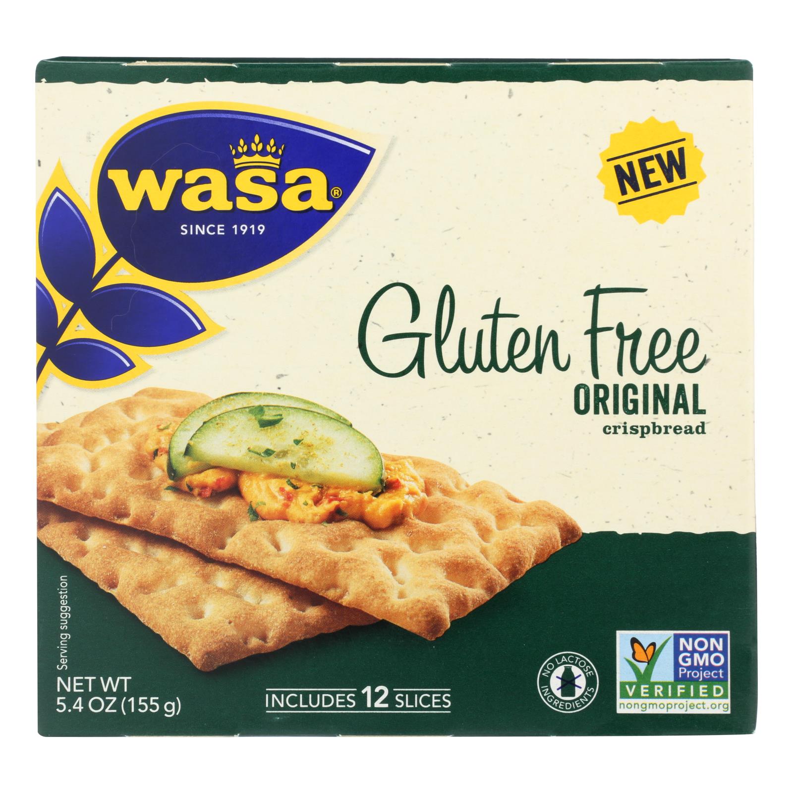 Wasa Gluten-Free Original Crispbread - 10개 묶음상품 - 5.4 OZ