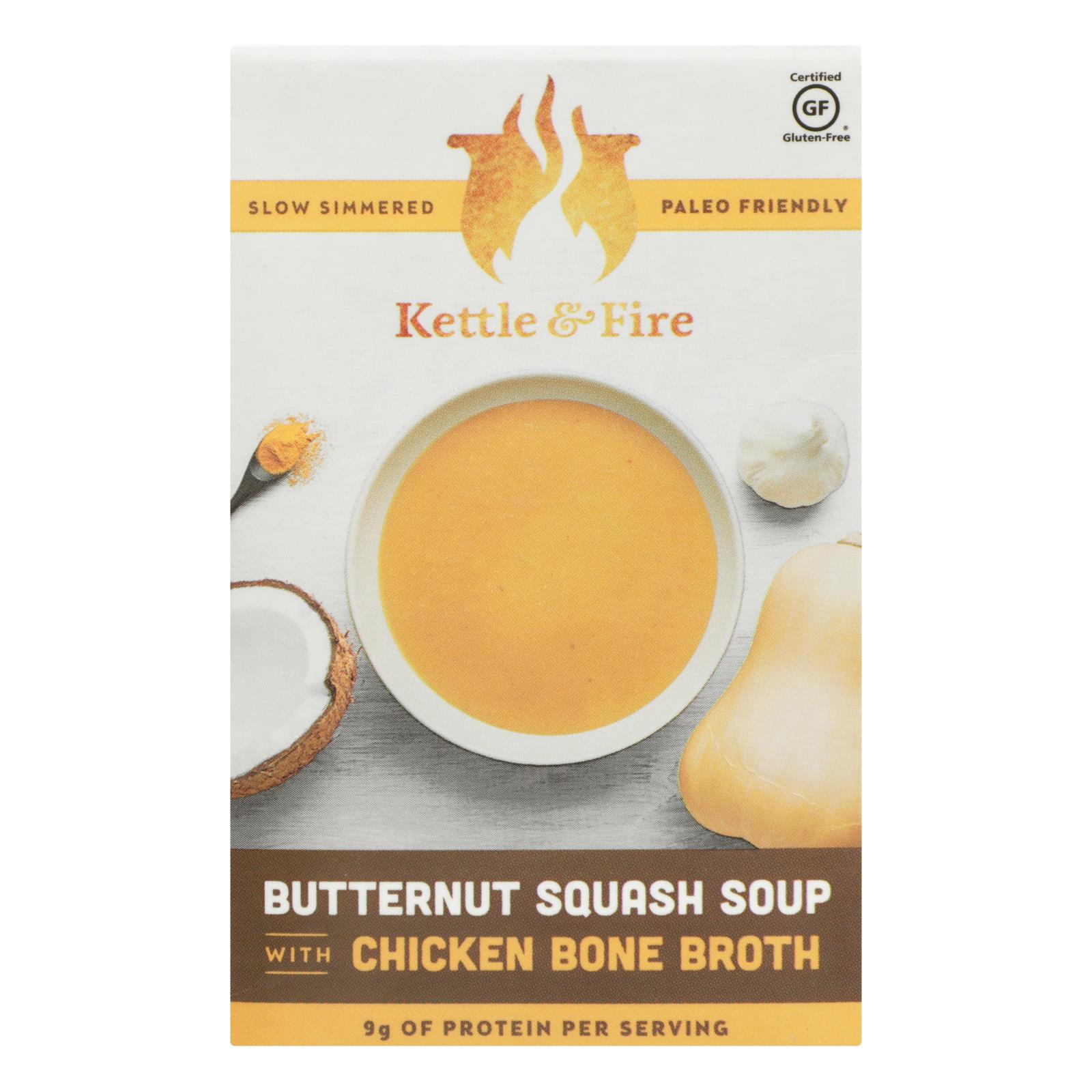 Kettle and Fire Soup - Butternut Squash Soup - 6개 묶음상품 - 16.9 oz.