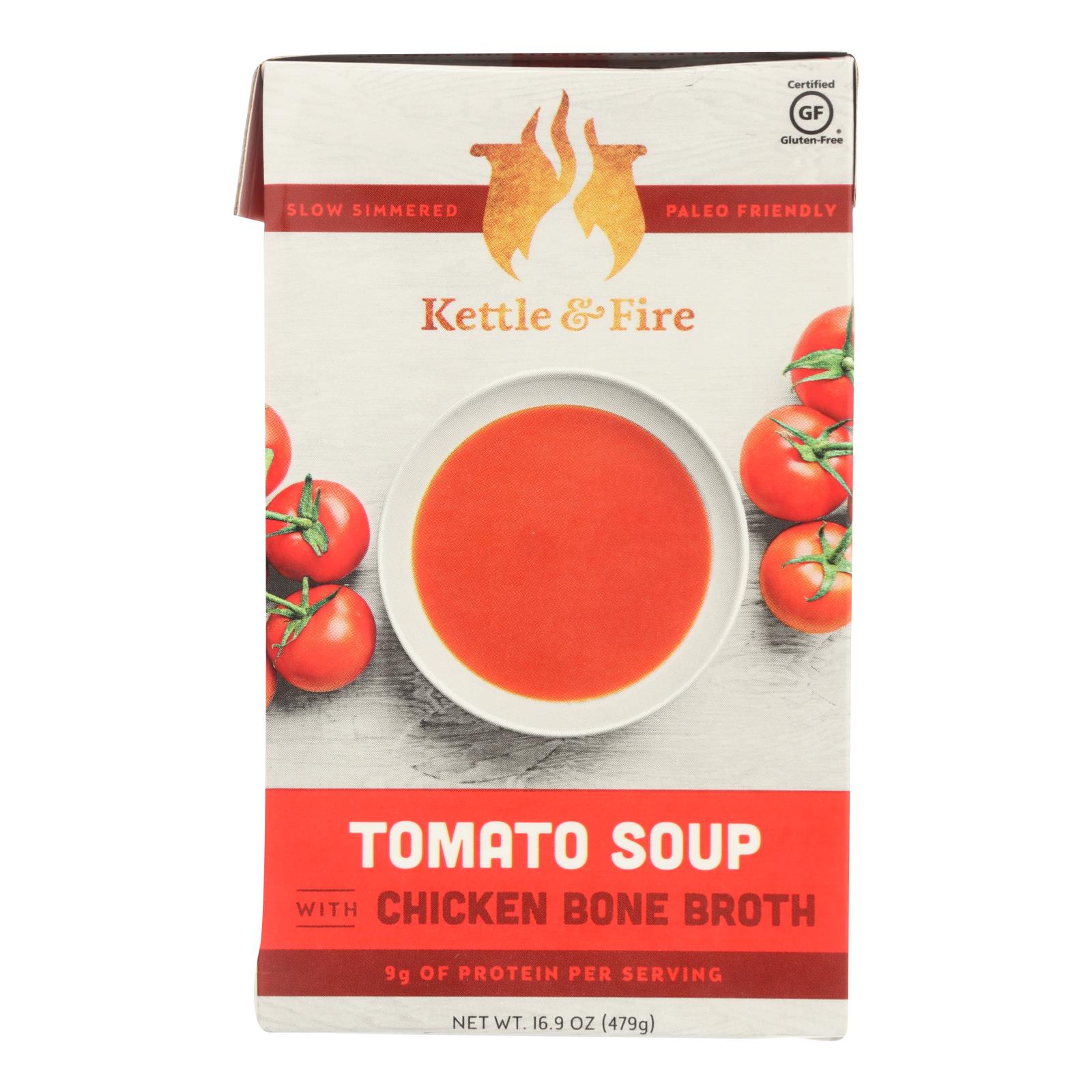 Kettle and Fire Soup - Tomato Soup - 6개 묶음상품 - 16.9 oz.