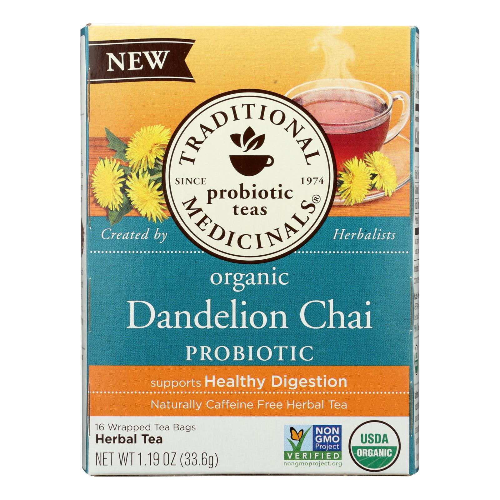 Traditional Medicinals - Probtc Tea Dandeln Ch - 6개 묶음상품 - 16 BAG