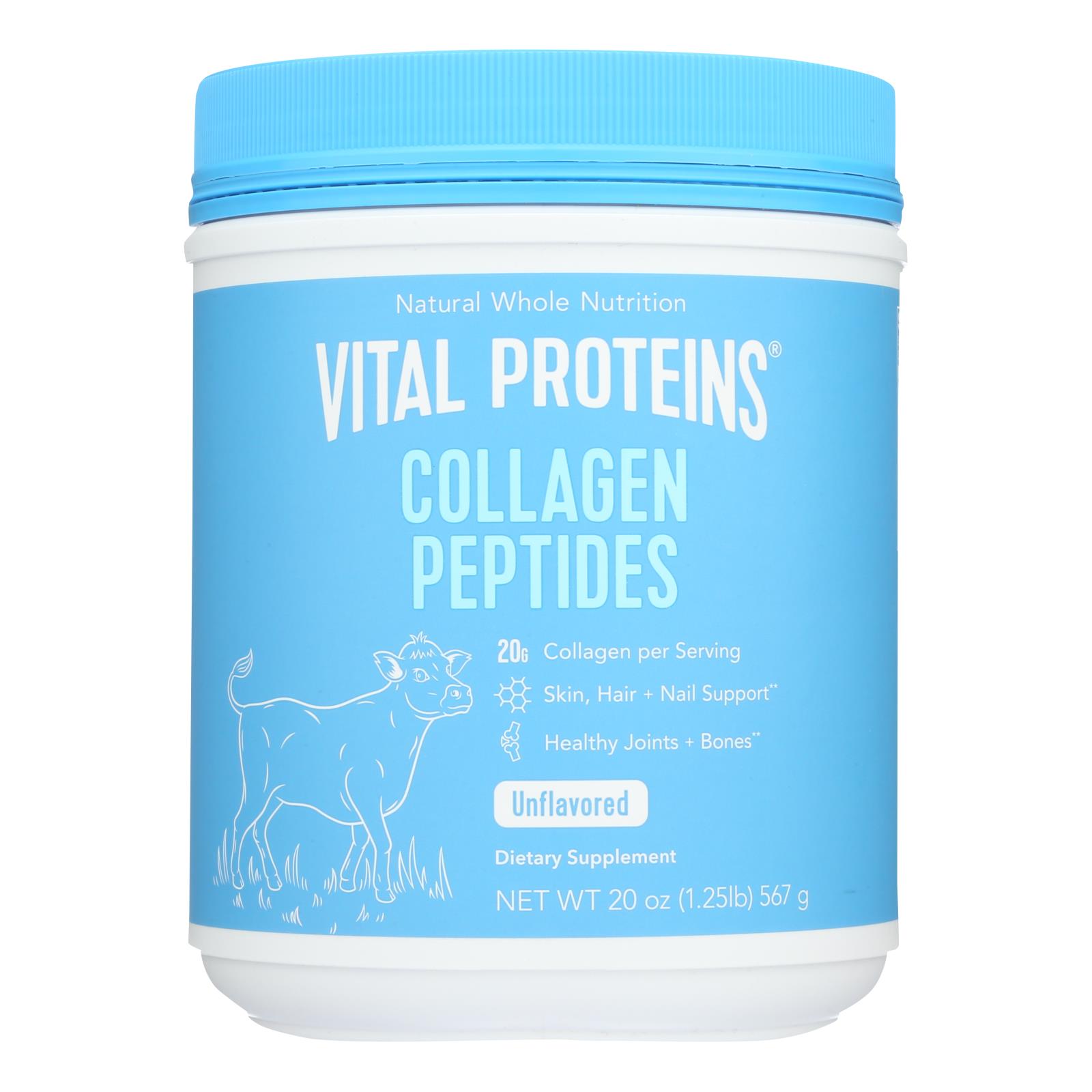 Vital Proteins Unflavored Collagen Peptides Dietary Supplement - 1 Each - 20 OZ
