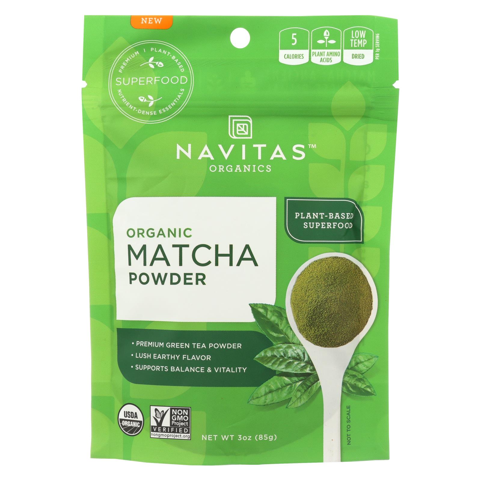 Navitas Organics Organic Matcha Powder - 6개 묶음상품 - 3 OZ