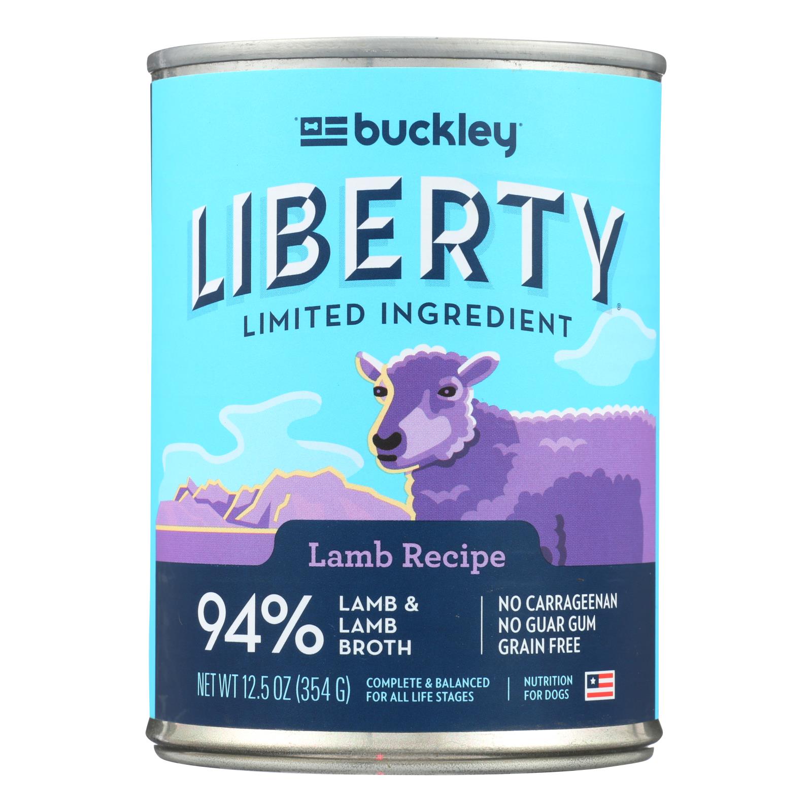 Bixbi - Liberty We Food Lamb - 12개 묶음상품 - 12.5 OZ