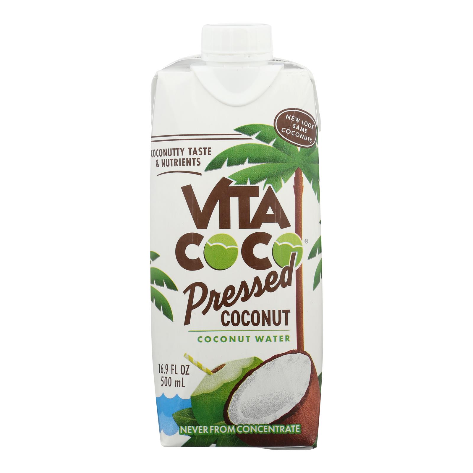 Vita Coco - Coconut Water Pressed - 12개 묶음상품 - 16.9 FZ