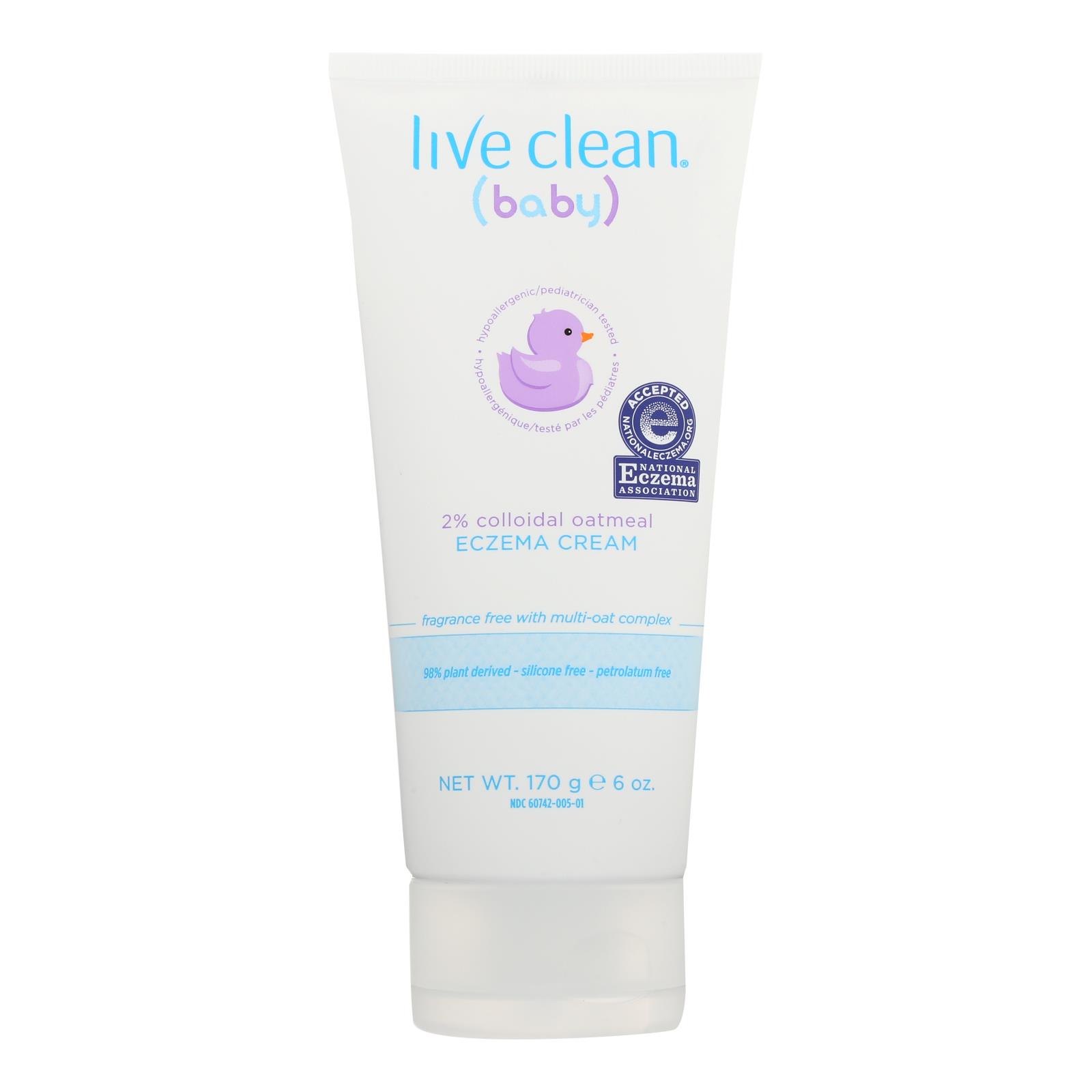Live Clean - Cream Eczema Baby - 1 Each - 6 FZ