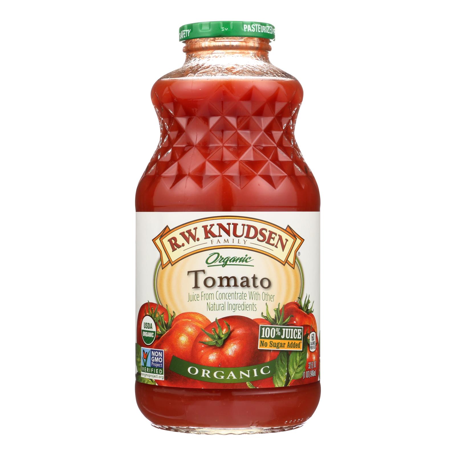 Rw Knudsen Organic Tomato Juice - Case of 6 - 32 FZ