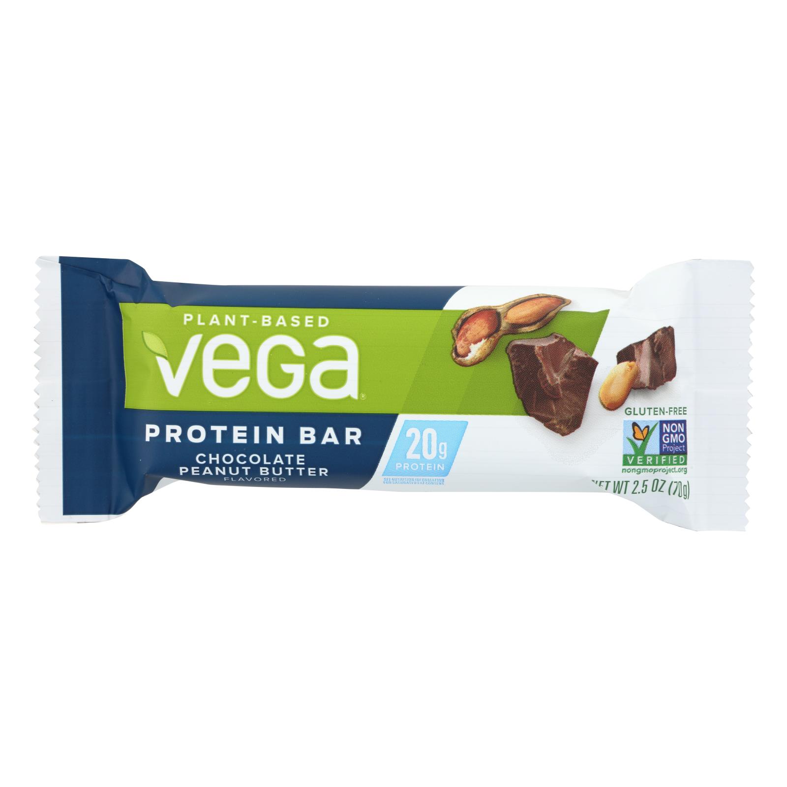 Vega - Bar Prot Choco Peanut Butter - 12개 묶음상품 - 2.5 OZ