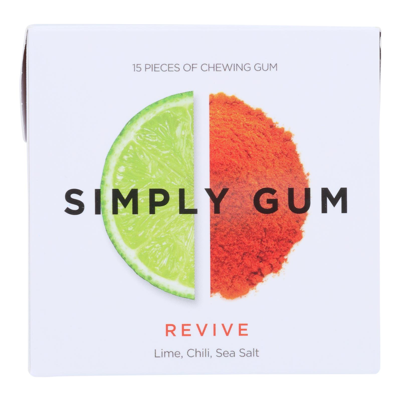 Simply Gum - Gum Revive - 12개 묶음상품 - 15 CT