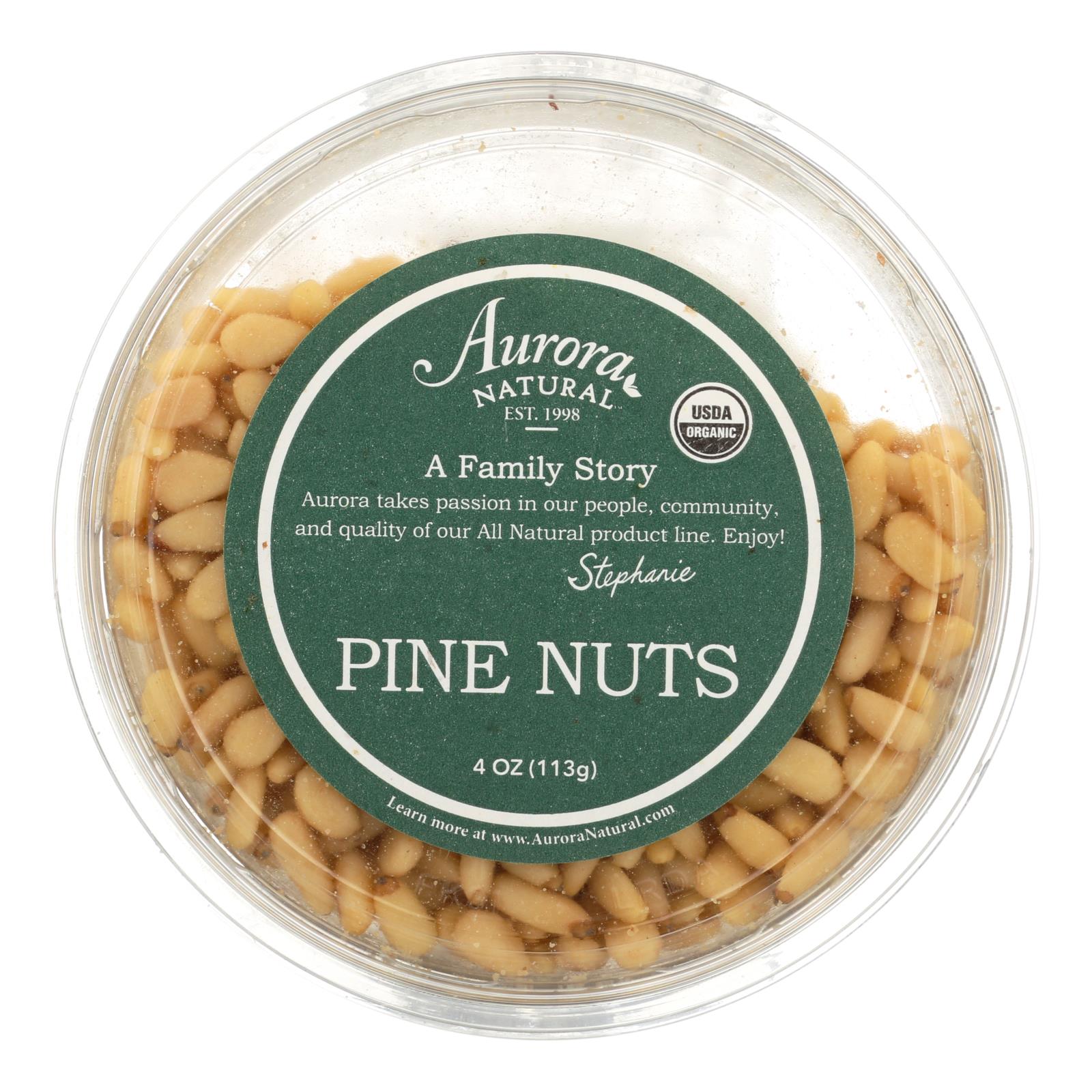 Aurora Natural Products - Organic Pine Nuts - 12개 묶음상품 - 4 oz.