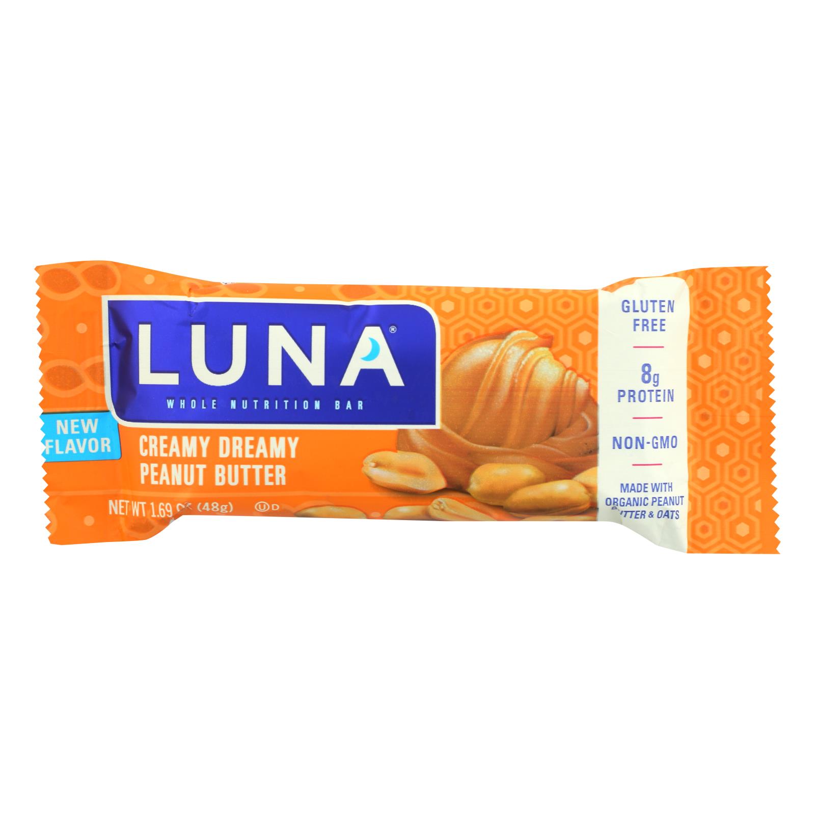 Luna Whole Nutrition Bar - Case of 15 - 1.69 OZ