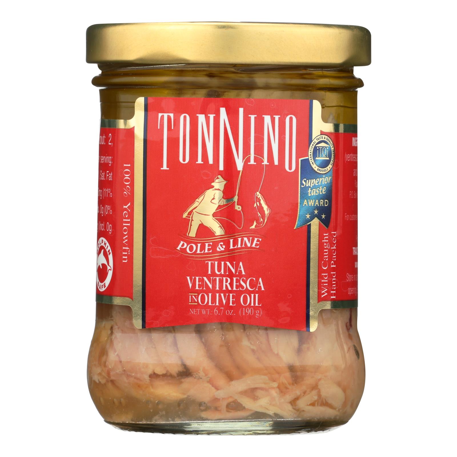 Tonnino Tuna - Ventresca In Olive Oil - Case of 6 - 6.7 OZ