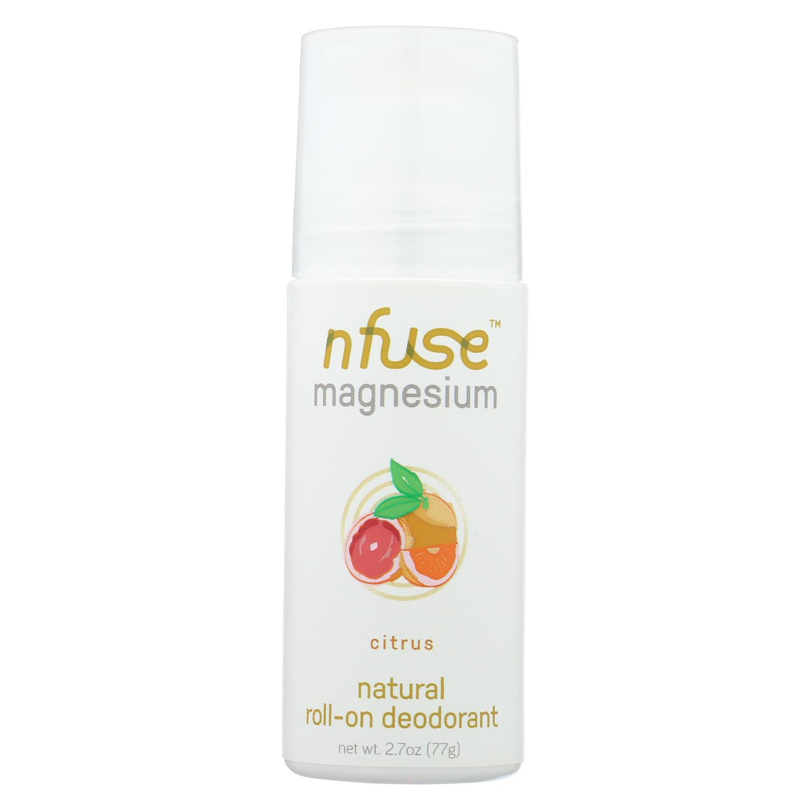 Nfuse - Deodorant Citrus Natural Magnesium - 6개 묶음상품 - 2.7 OZ