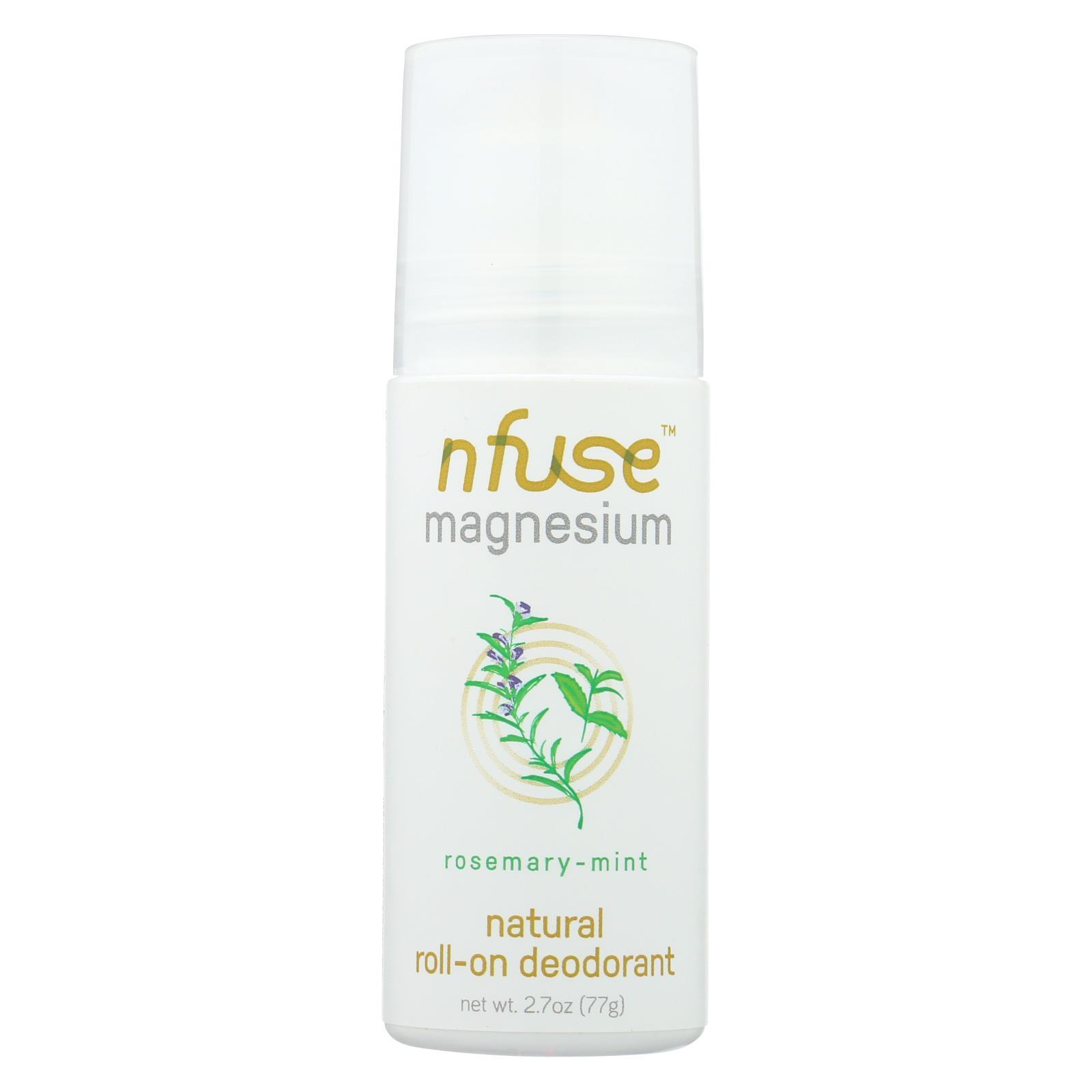 Nfuse - Deodorant Rsemry Mint Natural Mag - 6개 묶음상품 - 2.7 OZ