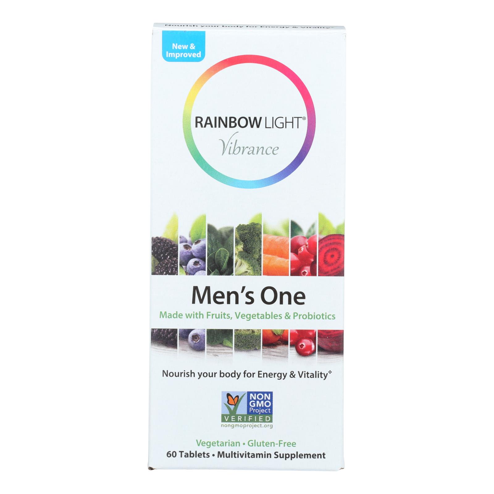 Rainbow Light - Men's One Vibrance - 1 Each - 60 TAB