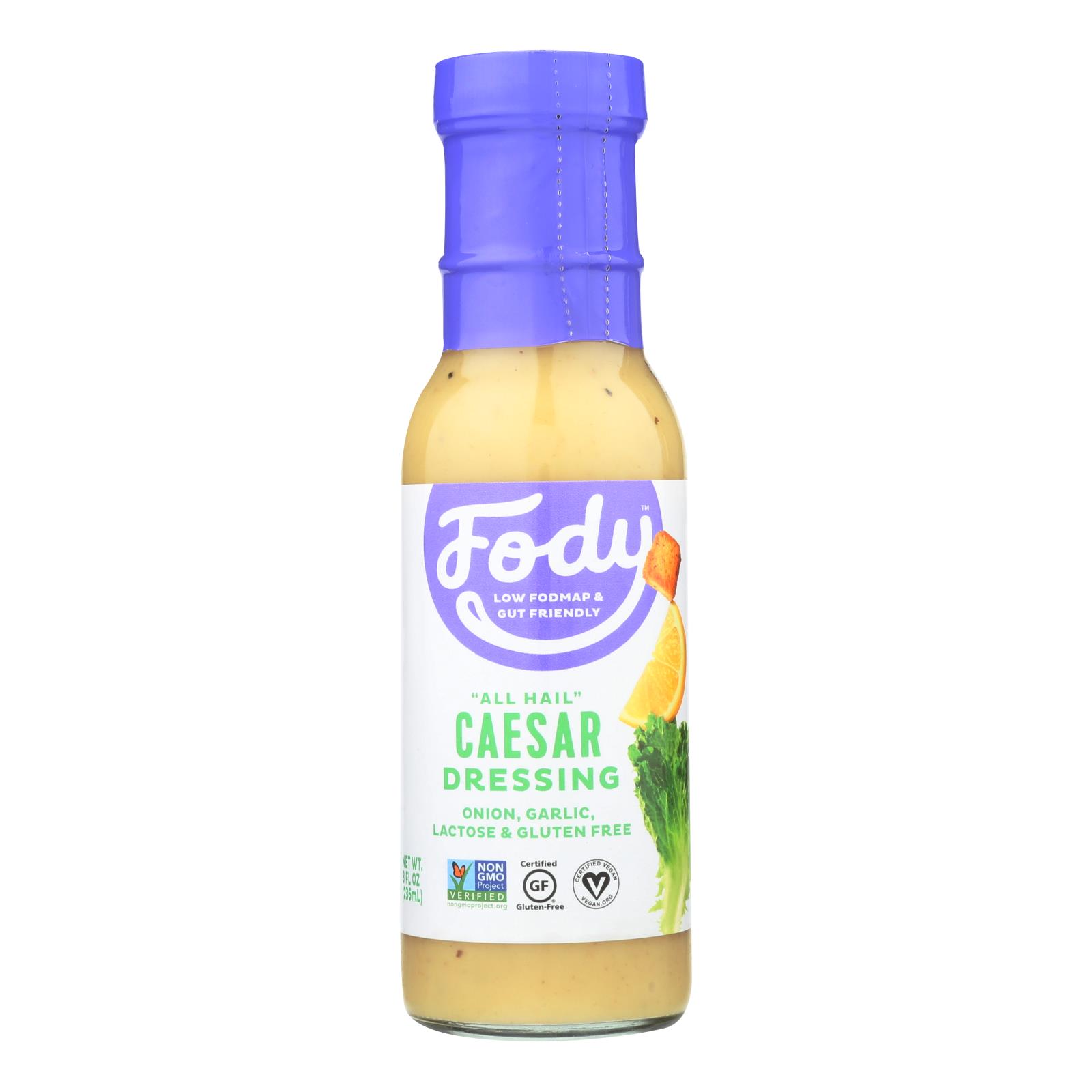Fody Food Company - Dressing Salad Ceasar - Case of 6 - 8 FZ