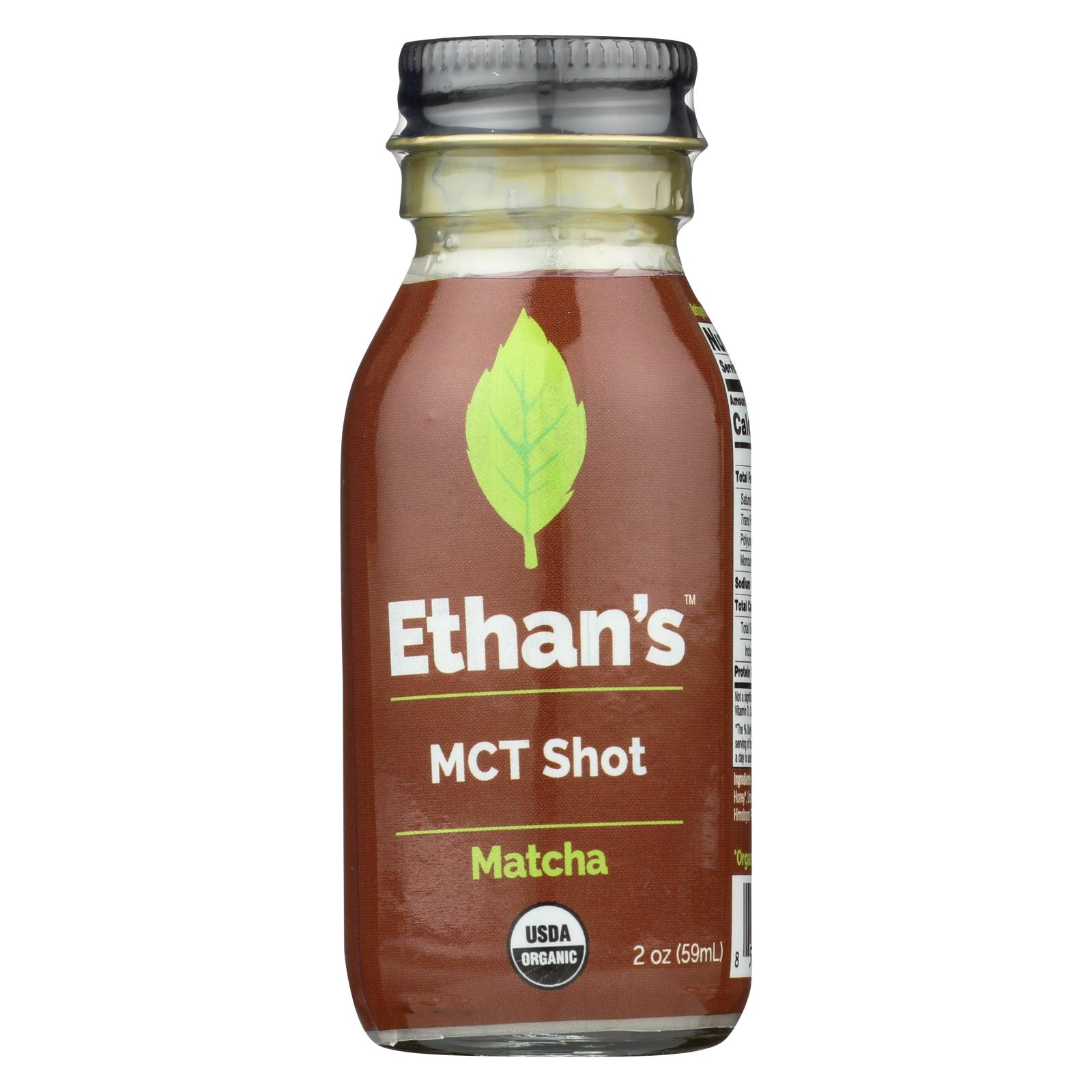 Ethan's - Mct Shot Matcha - Case of 12 - 2 OZ