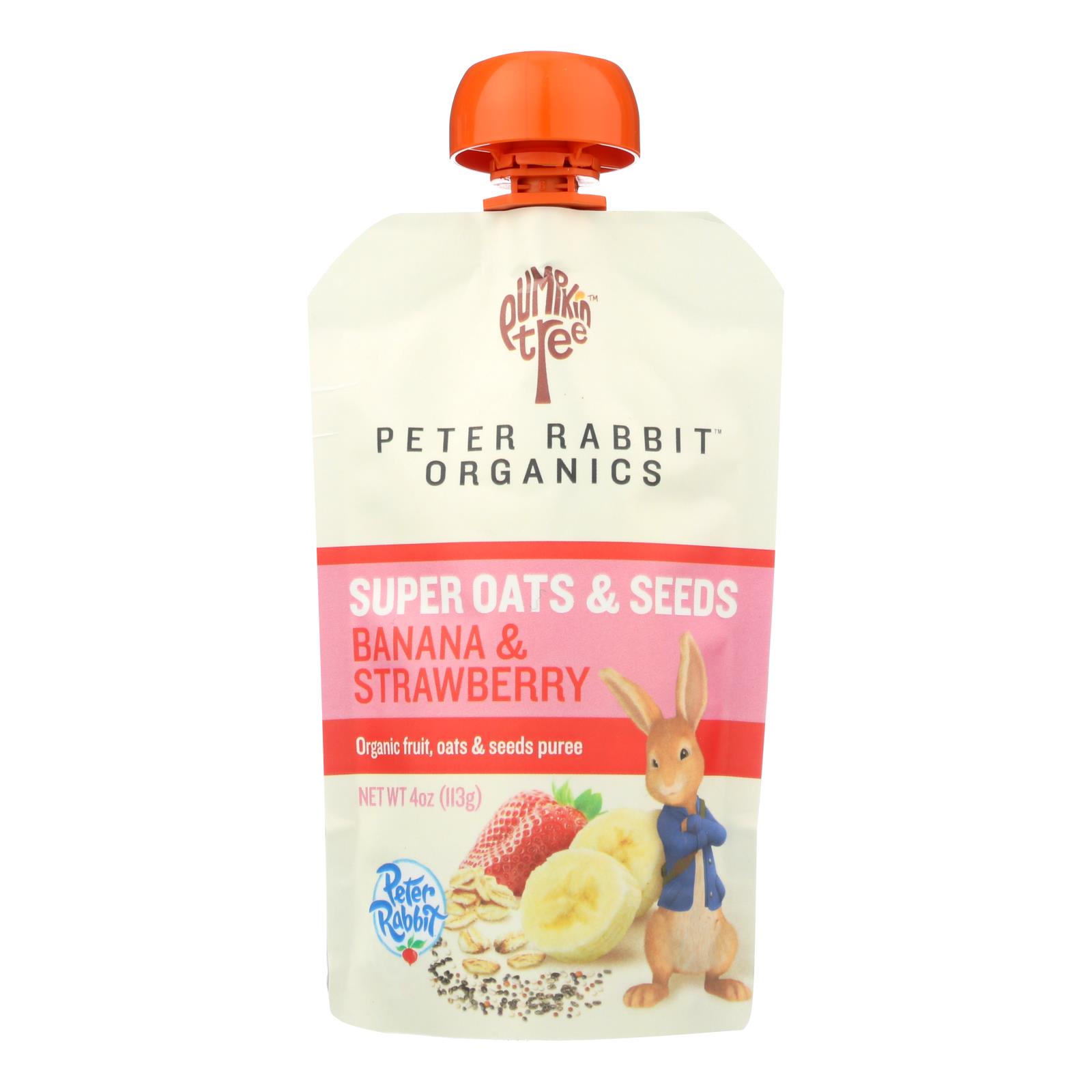 Peter Rabbit Organics - Oats&seeds Bana&straw - 10개 묶음상품 - 4 OZ