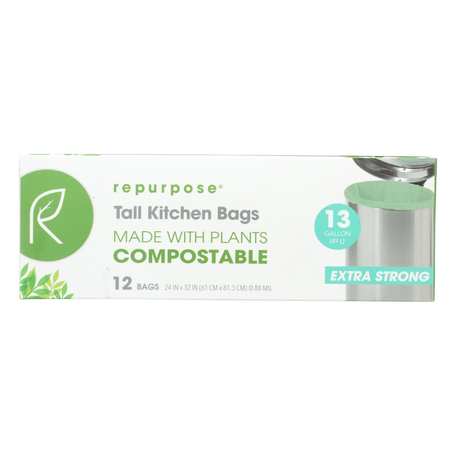 Repurpose - Bags Tall Kitchen - 20개 묶음상품 - 12 CT