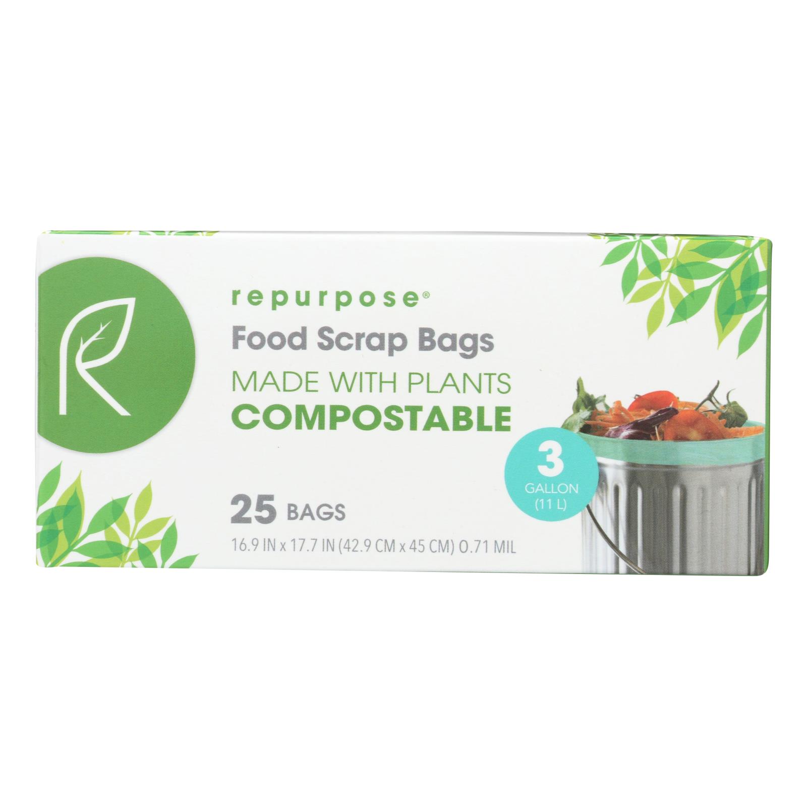 Repurpose - Bags Food Scrap - 20개 묶음상품 - 25 CT