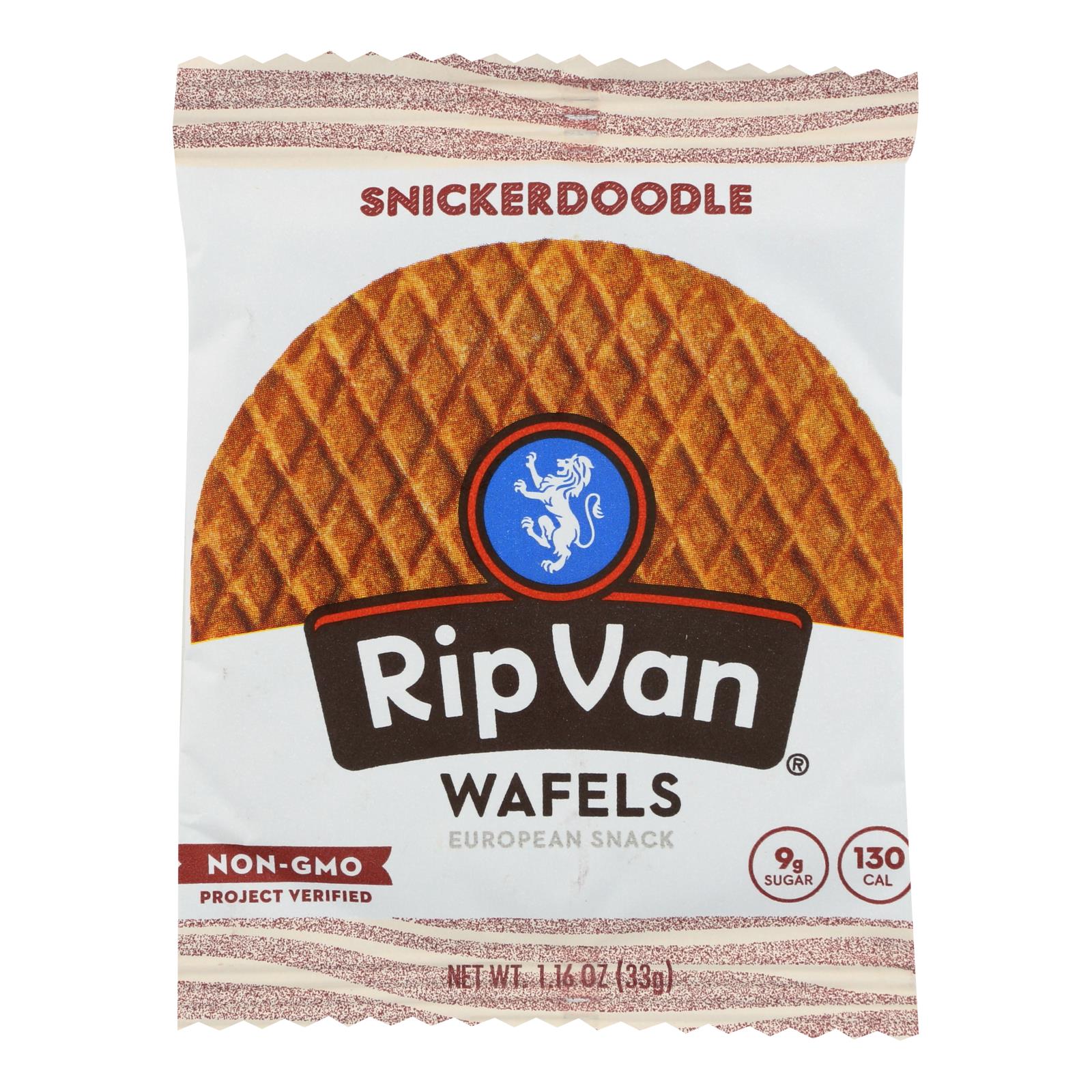 Rip Vanilla Wafels - Wafel Snickerdoodle Singl - 12개 묶음상품 - 1.16 OZ