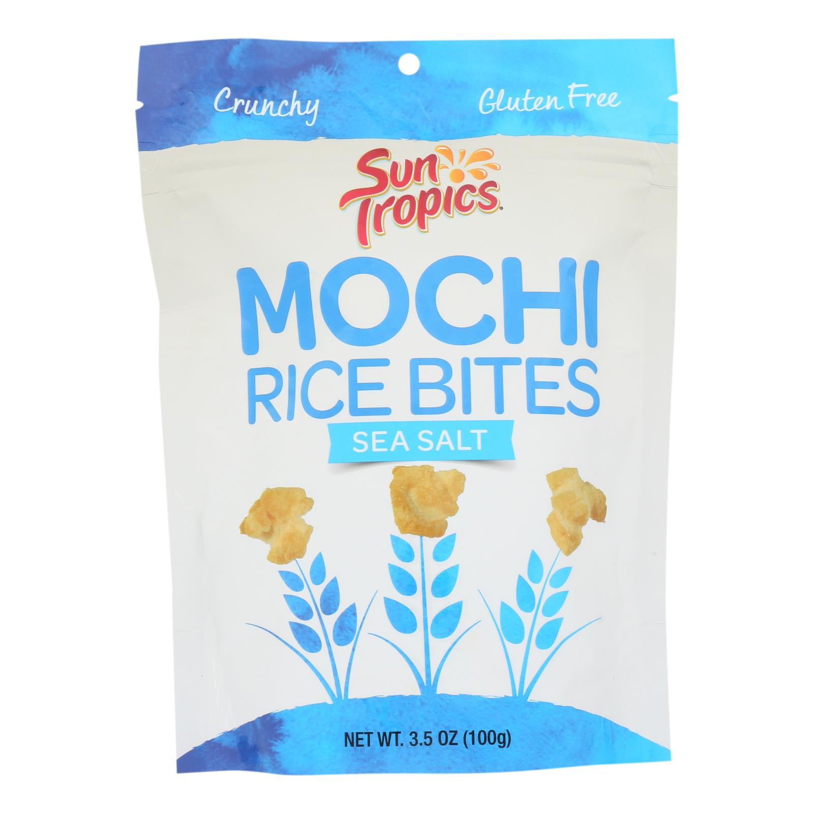 Sun Tropics® Mochi Rice Bites Sea Salt - Case of 12 - 3.50 OZ