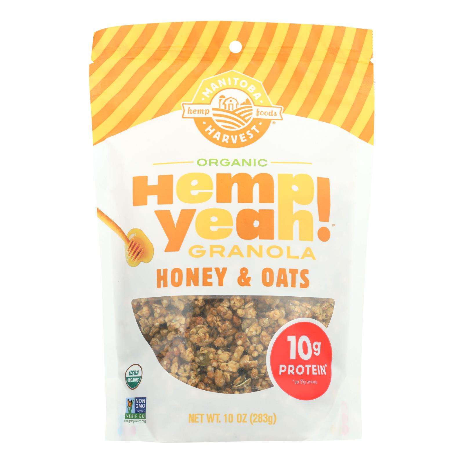 Manitoba Harvest - Granola Hemp Hny/oats - 6개 묶음상품 - 10 OZ