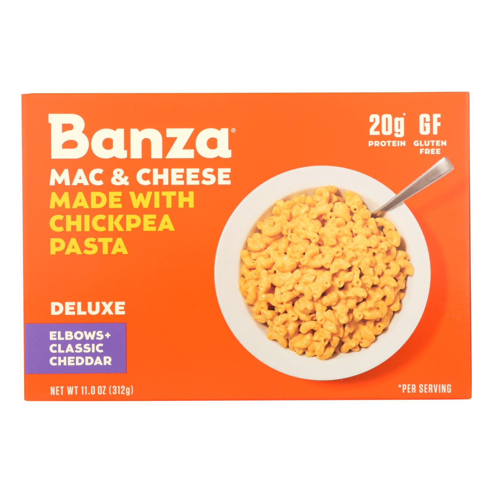 Banza - Mac Cheese Chickpea Chdr - 6개 묶음상품 - 11 OZ
