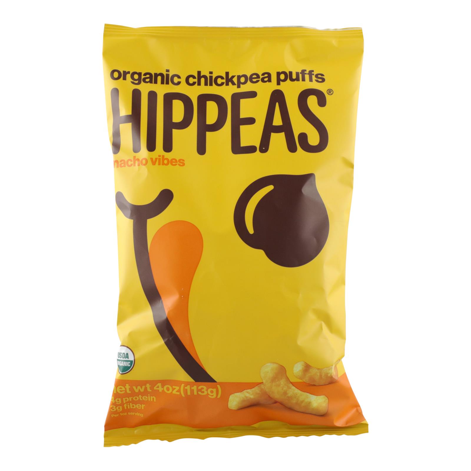 Hippeas - Chckpea Puff Nacho - 12개 묶음상품 - 4 OZ