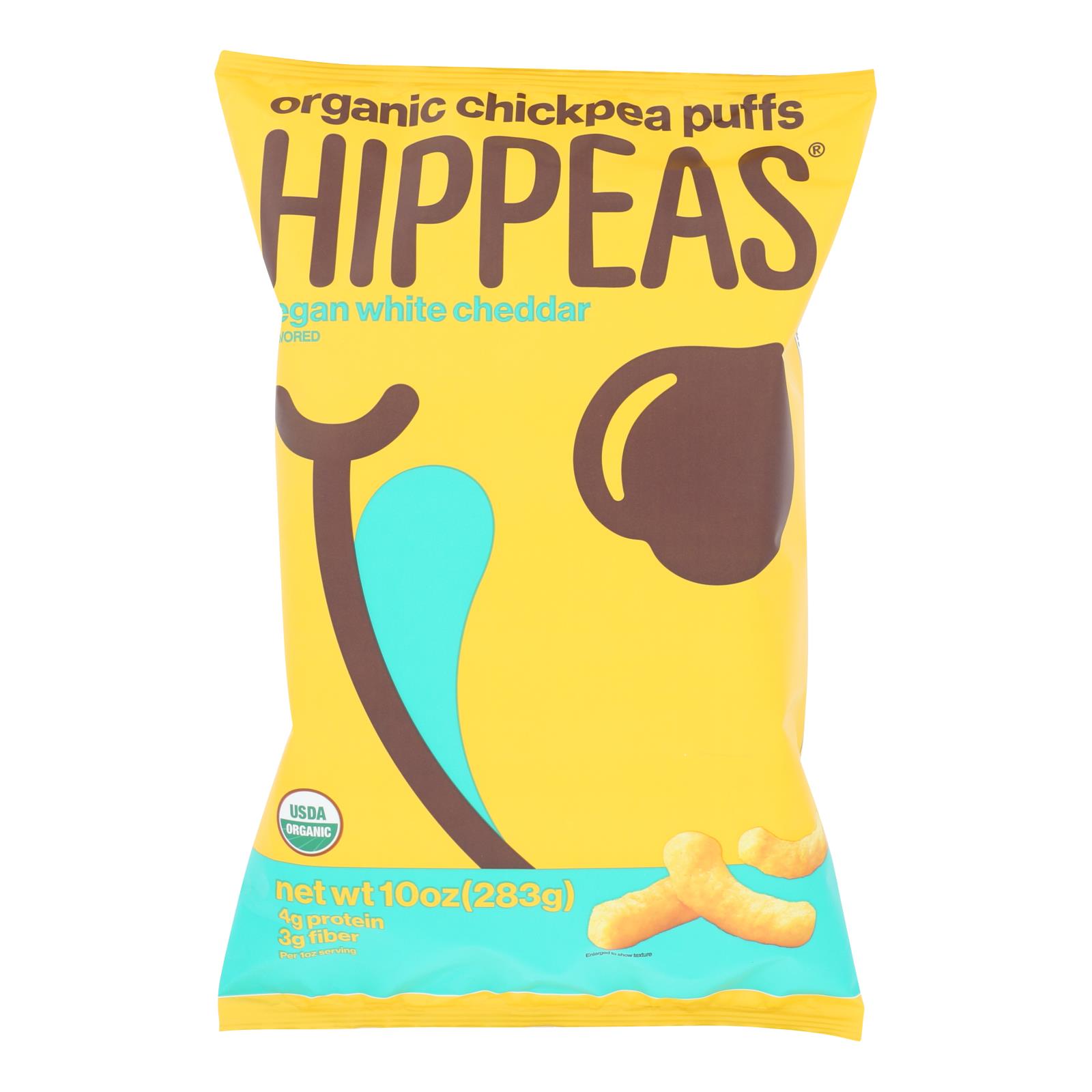 Hippeas - Chckpea Puff Wht Chd - 6개 묶음상품 - 10 OZ