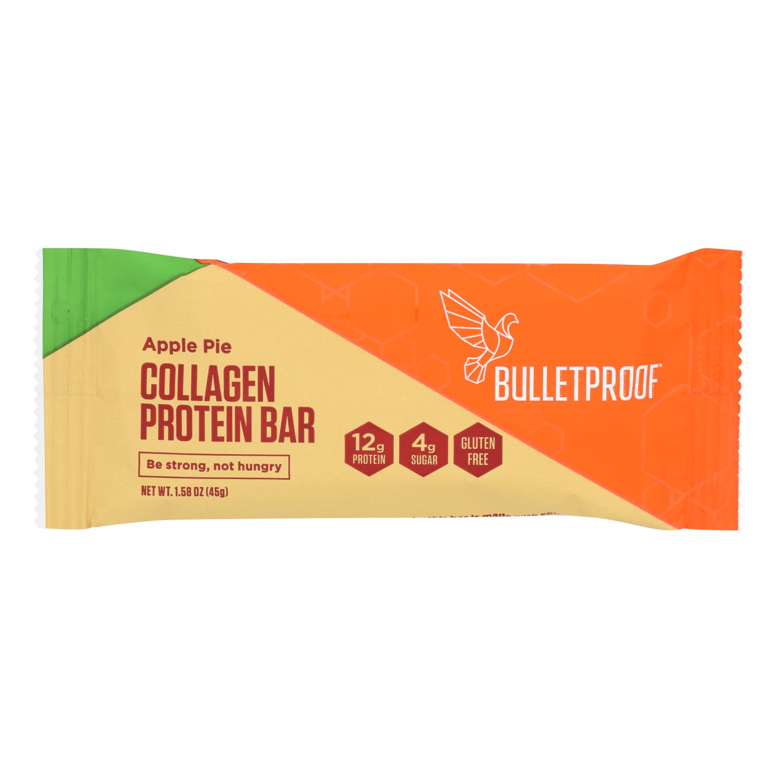 Bulletproof - Bar Apple Pie Collagen - Case of 12 - 1.58 OZ