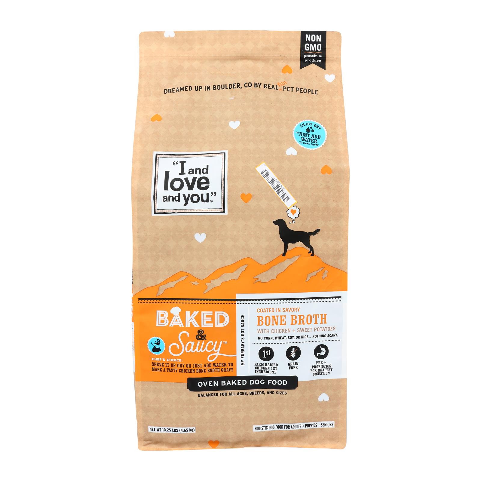 I And Love And You - Dog Food Baked Saucy Ckn - Case of 1 - 10.25 LB