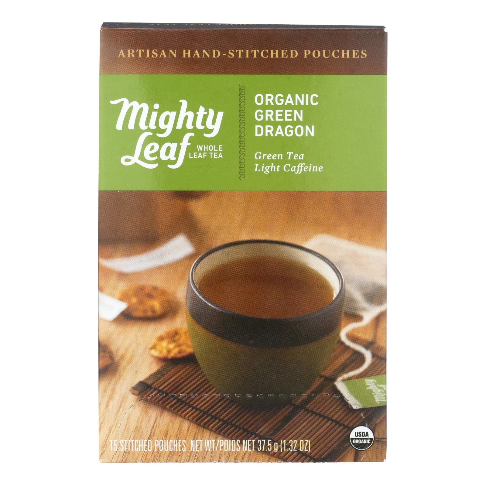Mighty Leaf Tea - Tea Green Dragon Stch - Case of 6 - 15 BAG