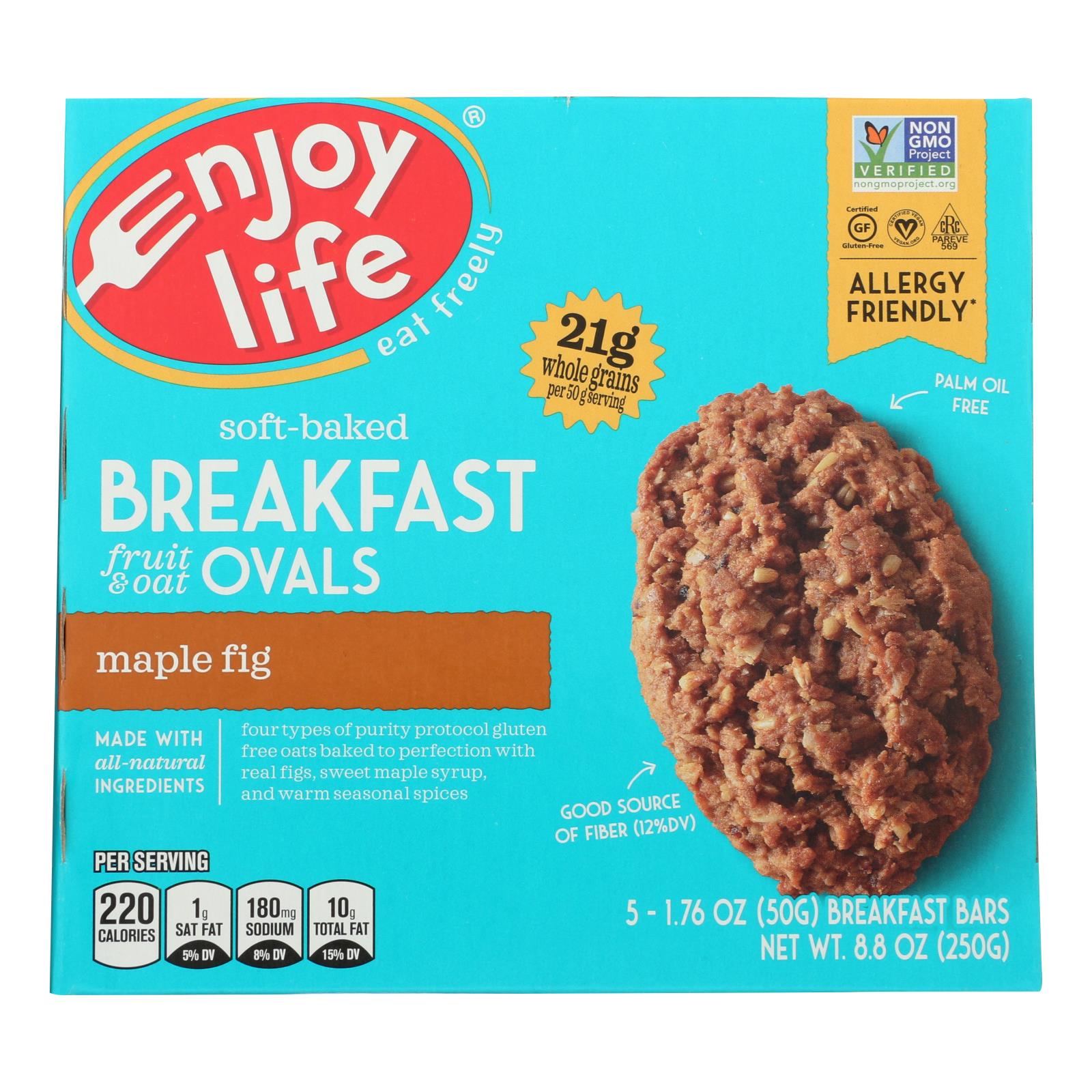 Enjoy Life - Bar Breakfast Maple Fig - 6개 묶음상품 - 8.8 OZ
