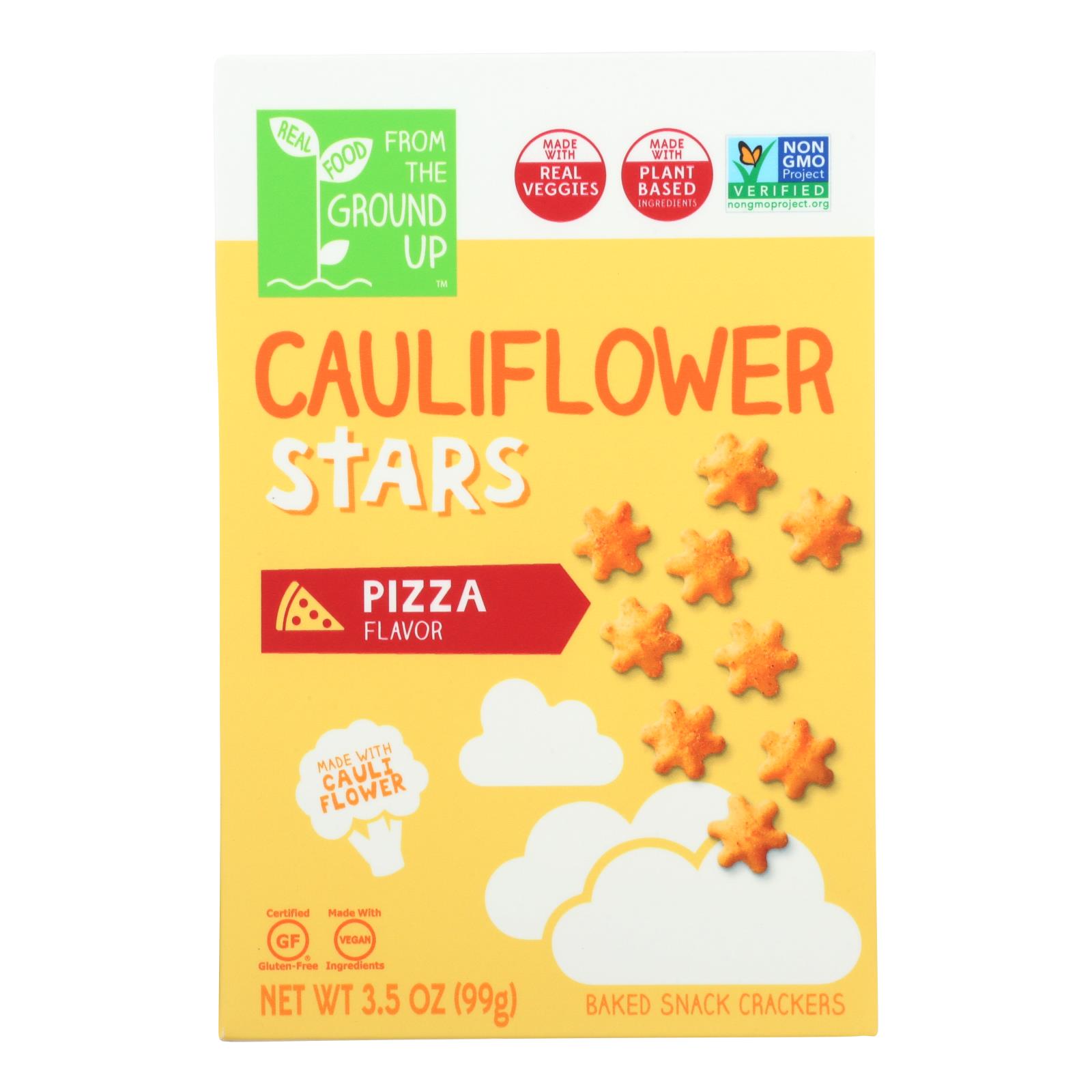 From The Ground Up - Stars Pizza Califlower - Case of 6 - 3.5 OZ